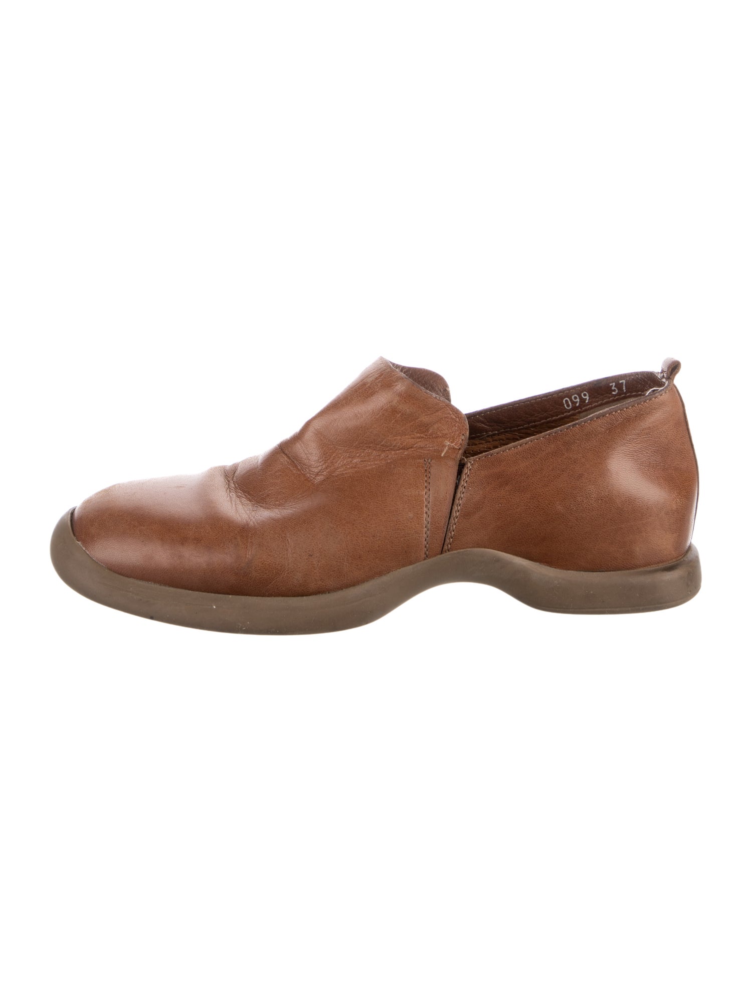 Costume National Leather Loafers