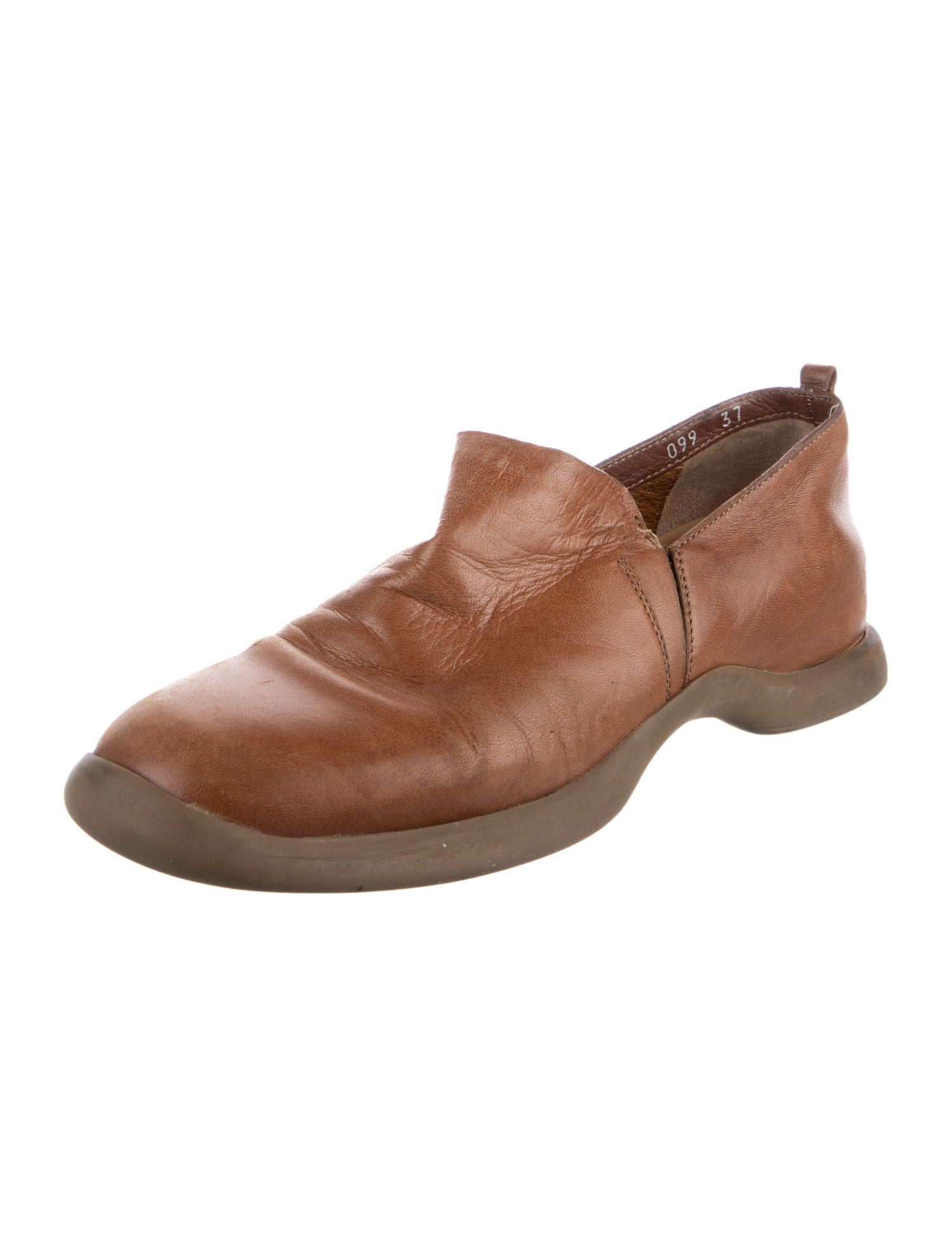 Costume National Leather Loafers