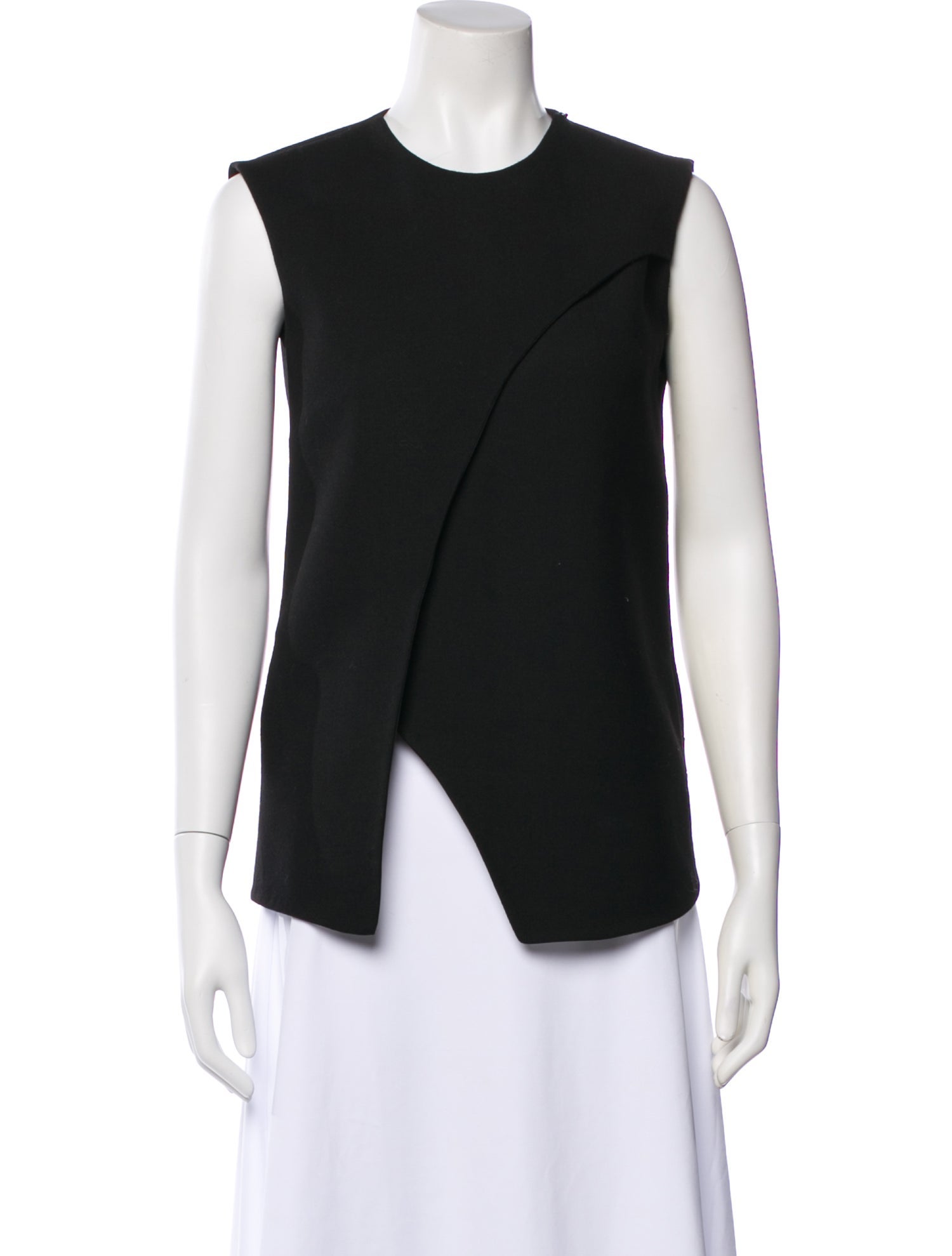 Costume National Virgin Wool Crew Neck Top