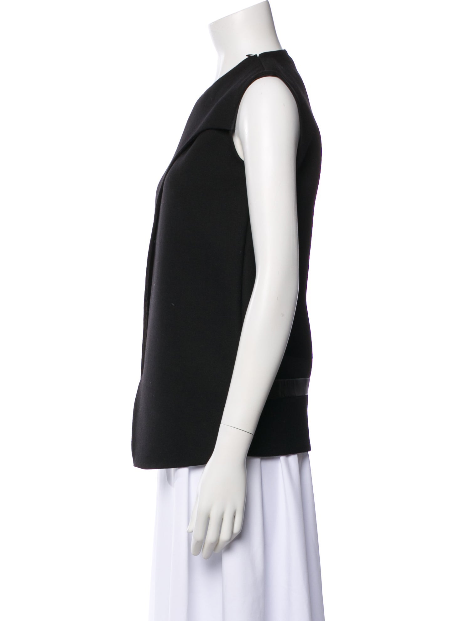 Costume National Virgin Wool Crew Neck Top