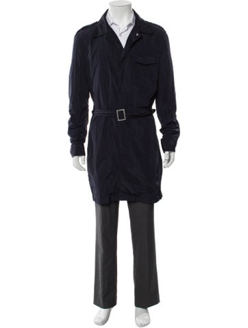 Pre-owned Costume National 2011 Overcoat In Blue