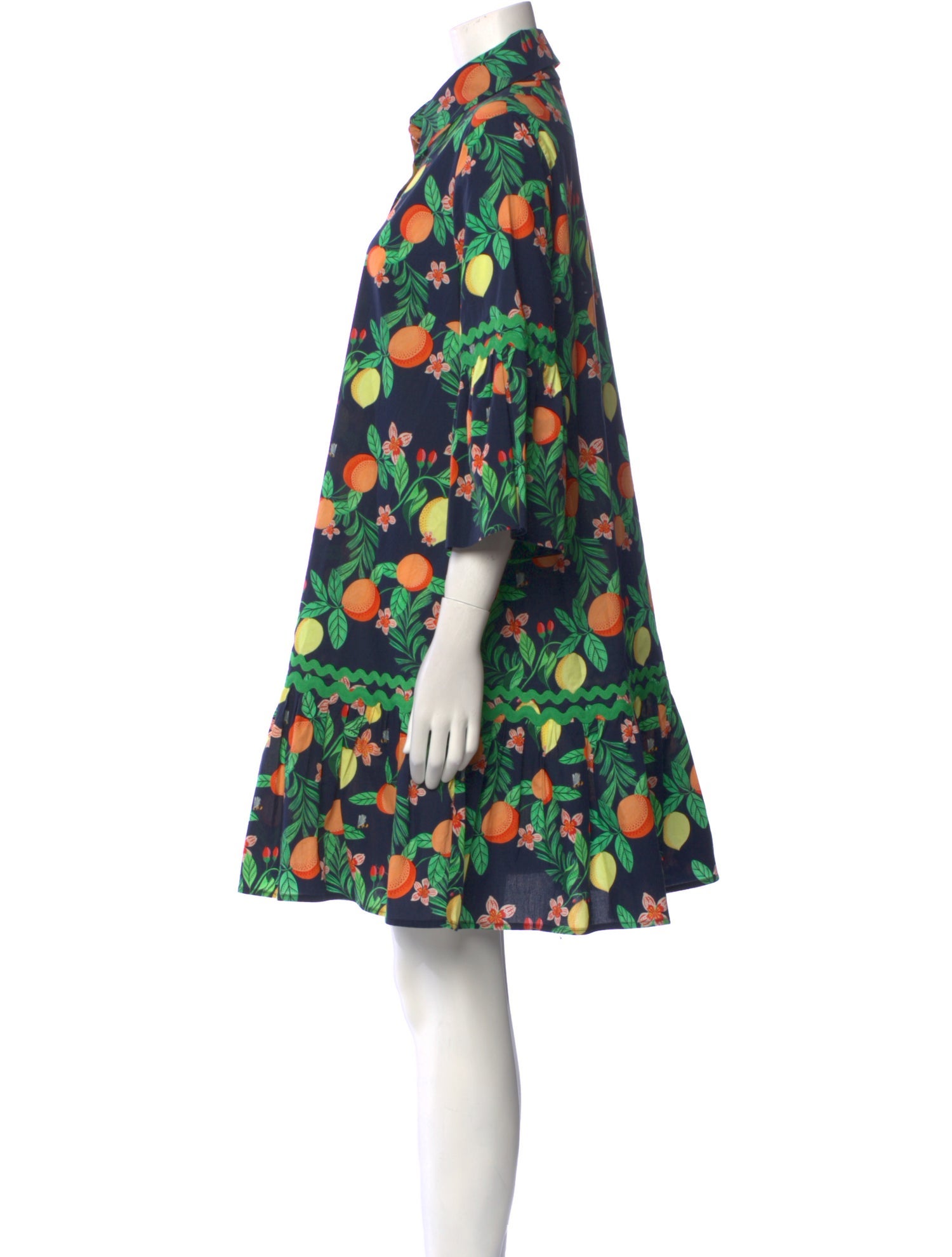 Catherine Prevost Floral Print Mini Dress