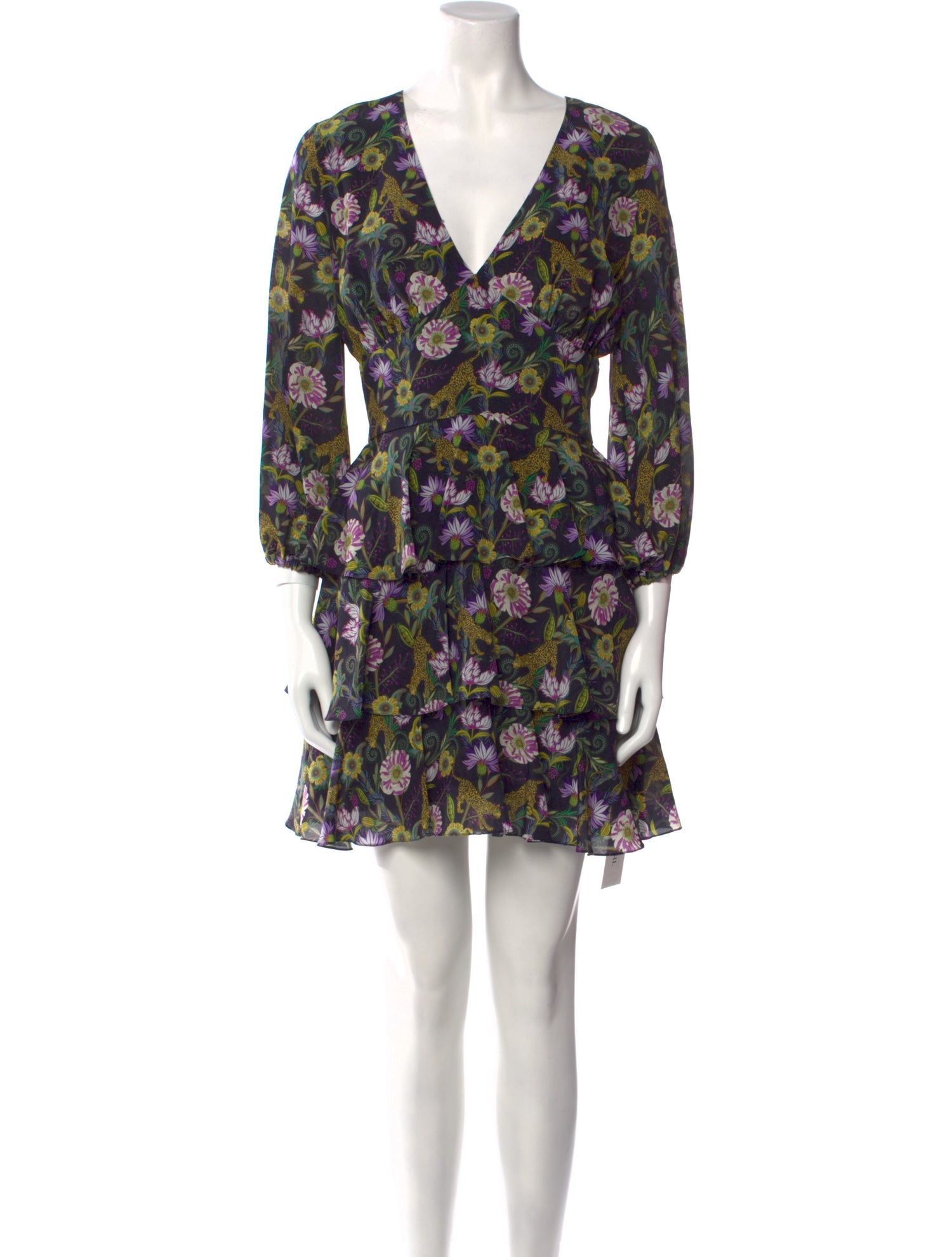 Catherine Prevost Silk Mini Dress