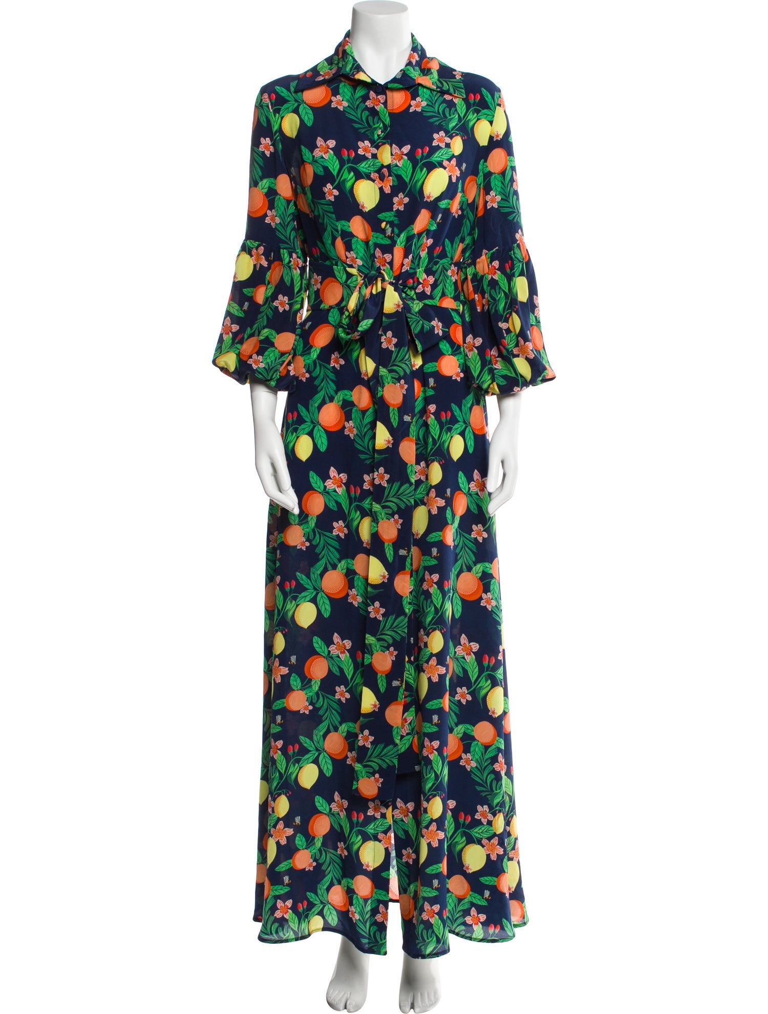 Catherine Prevost Silk Long Dress