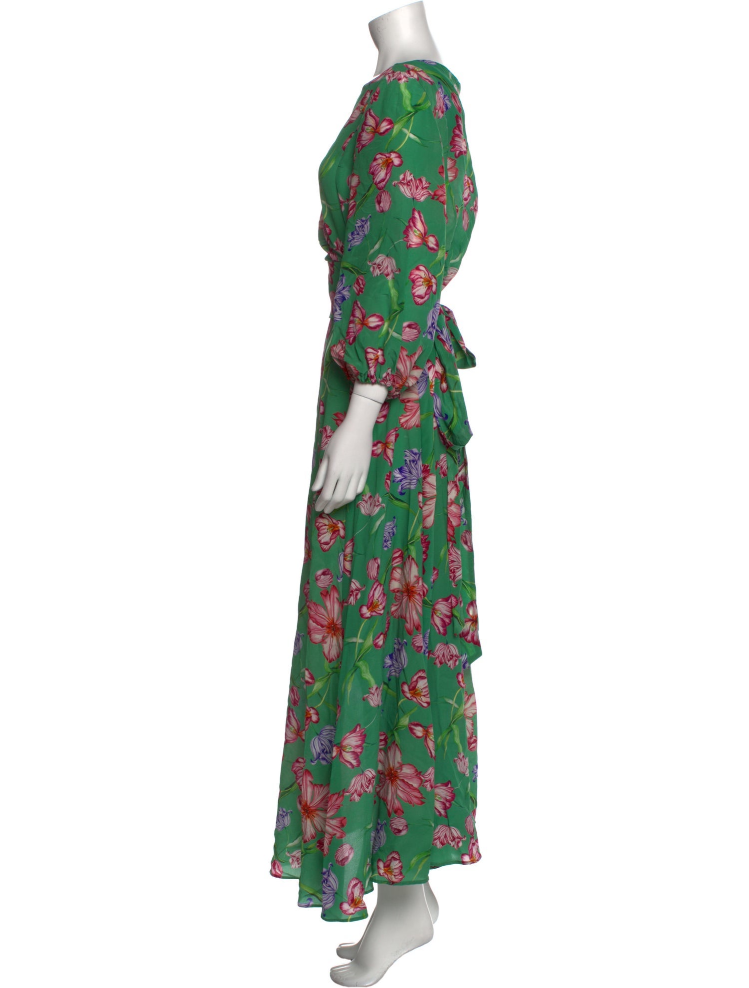 Catherine Prevost Silk Long Dress