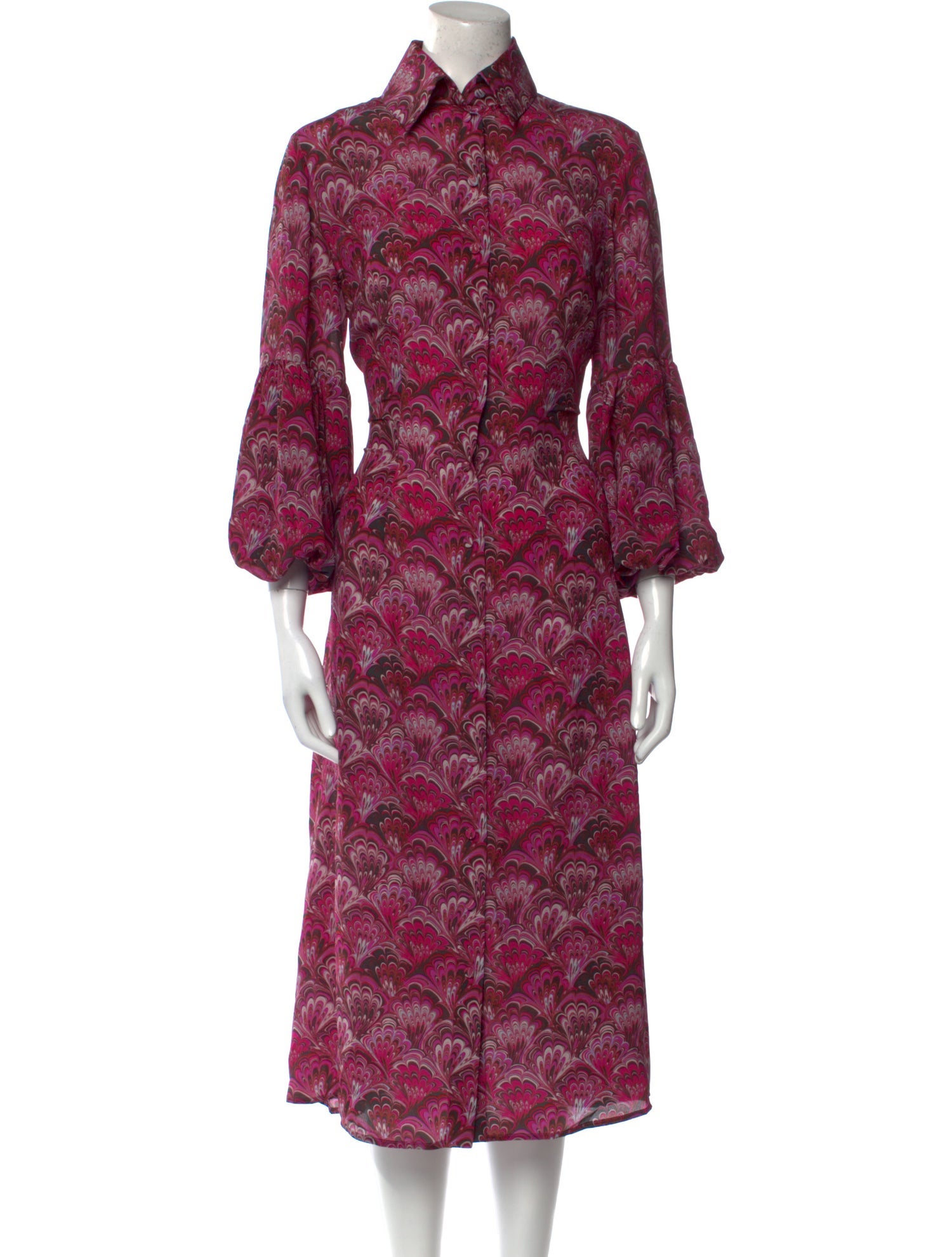 Catherine Prevost Printed Long Dress