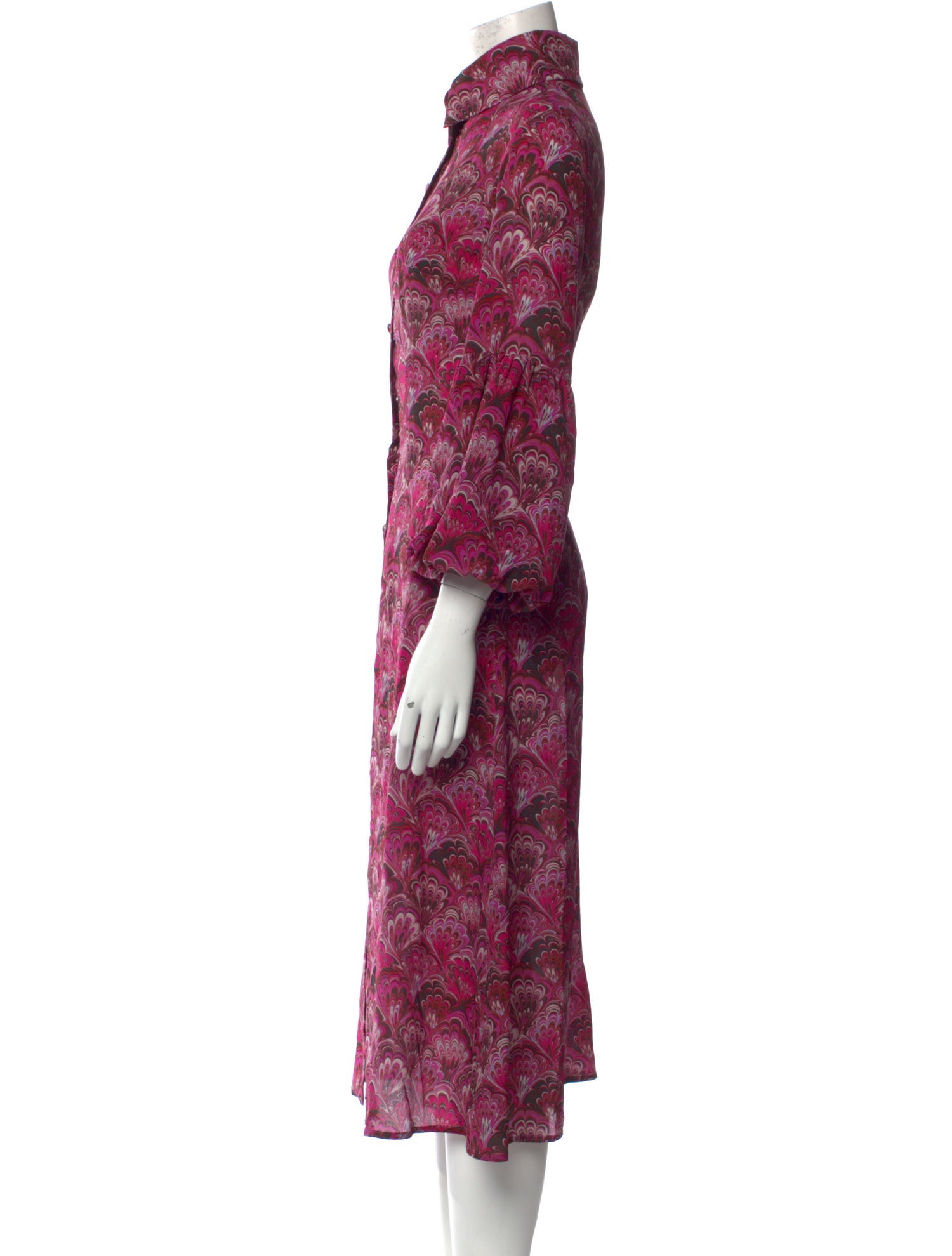 Catherine Prevost Printed Long Dress