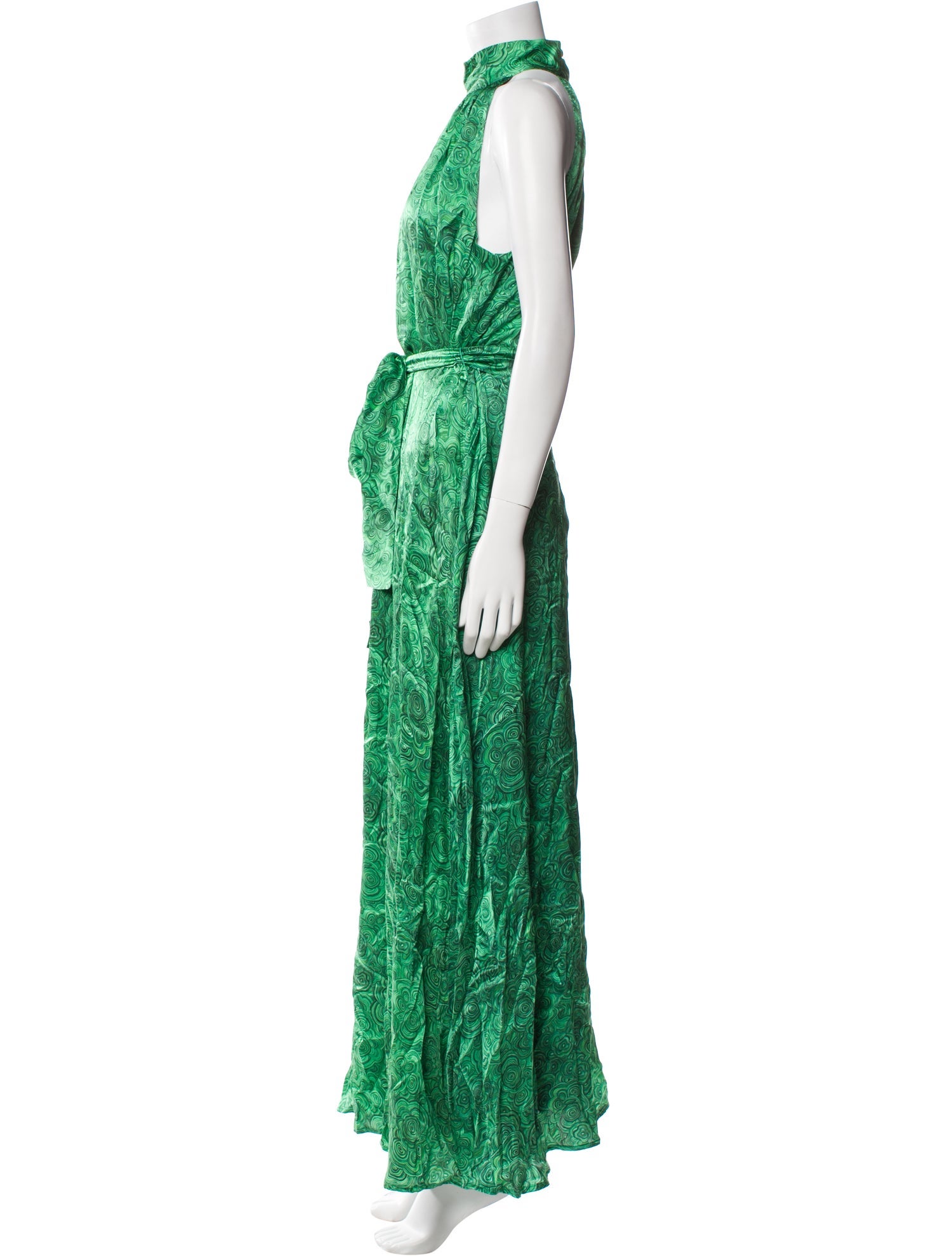 Catherine Prevost Silk Long Dress