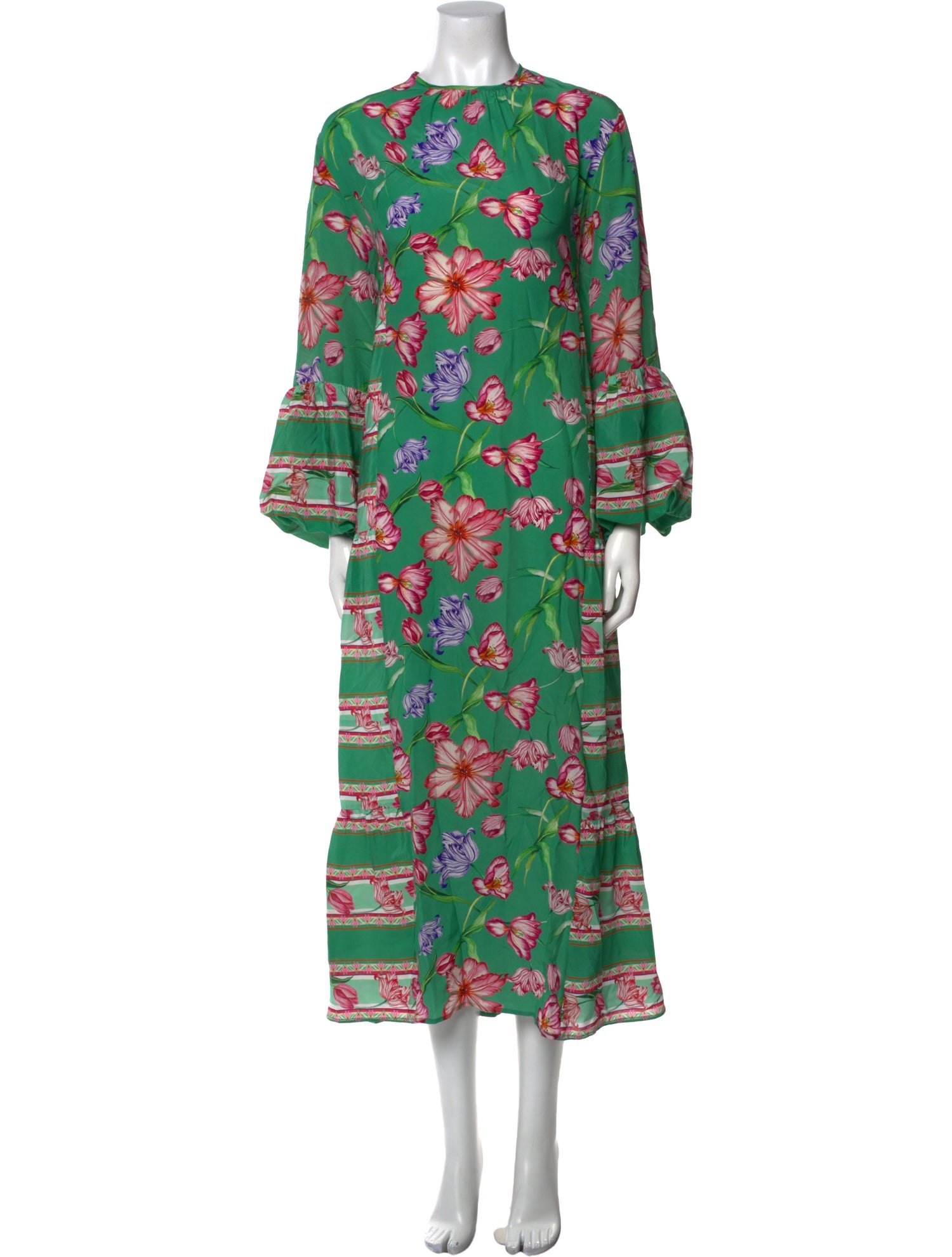 Catherine Prevost Silk Long Dress