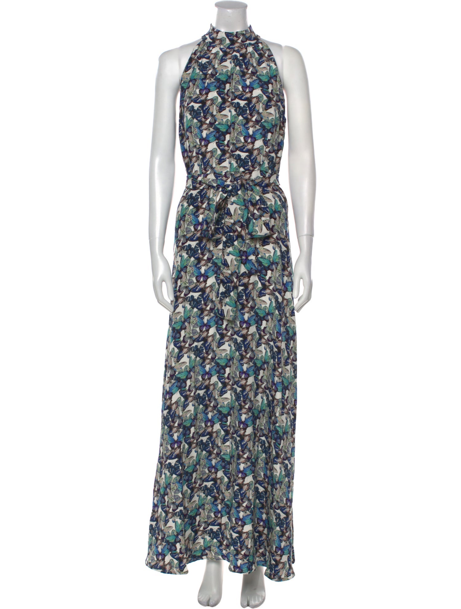 Catherine Prevost Silk Long Dress