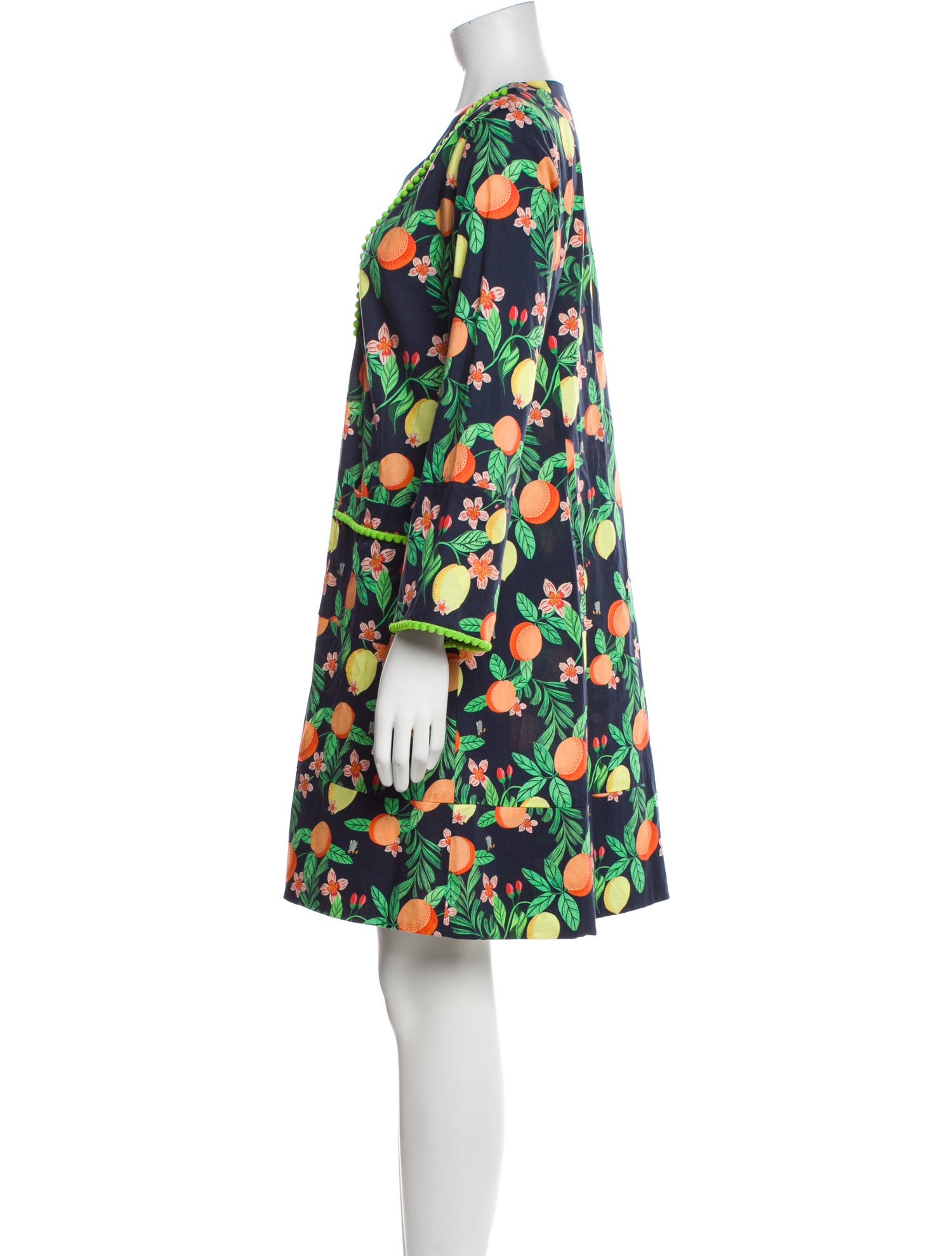 Catherine Prevost Floral Print Mini Dress