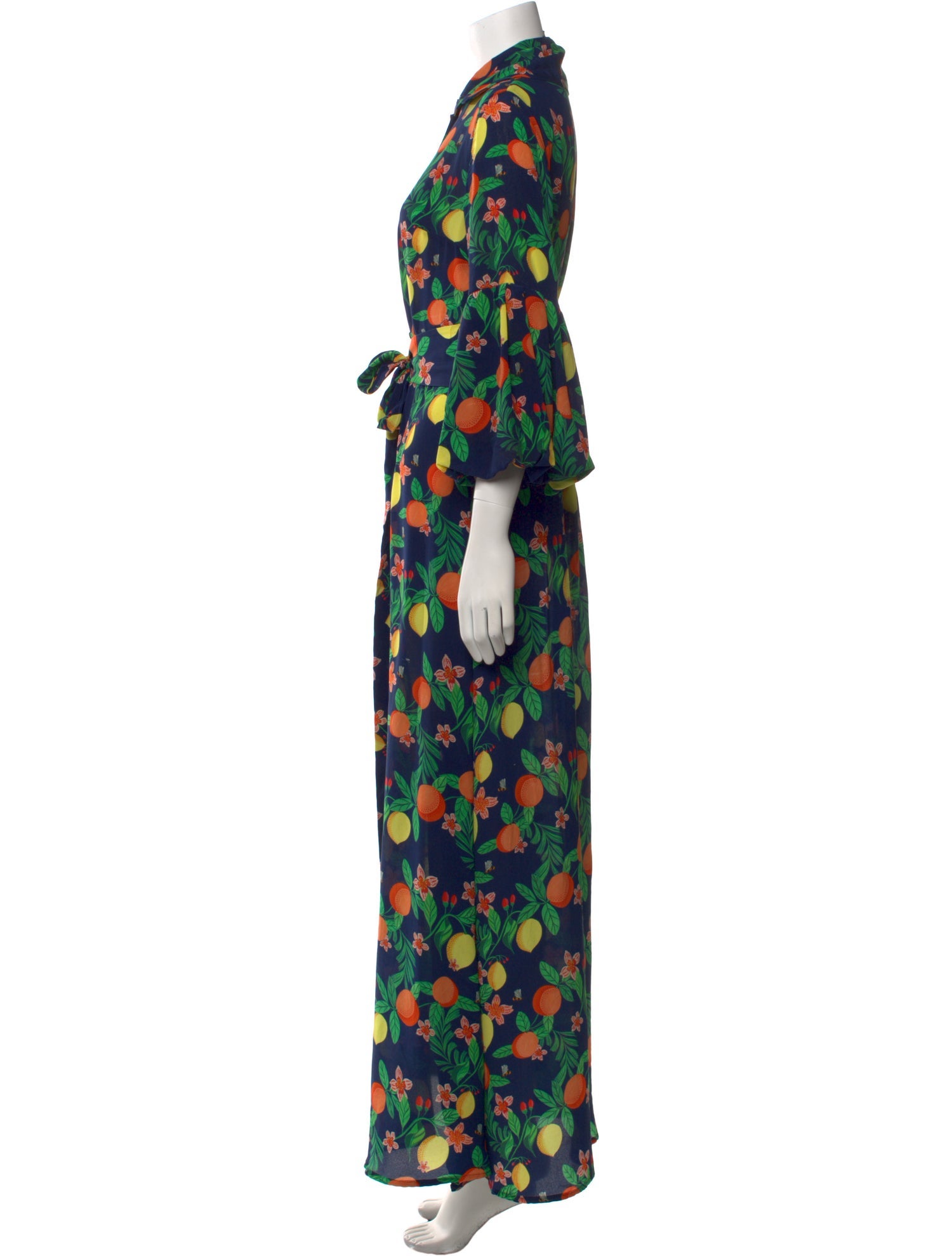 Catherine Prevost Printed Long Dress