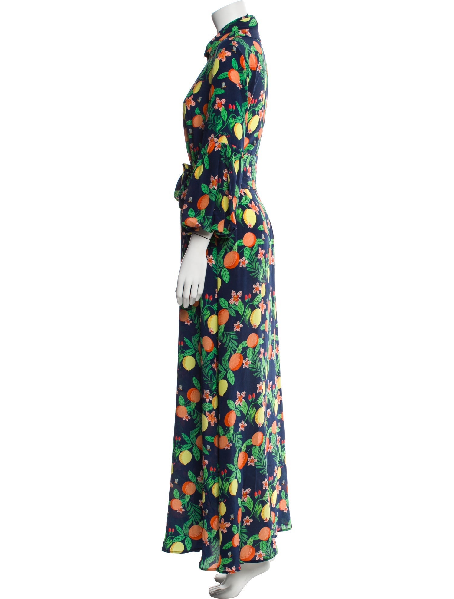 Catherine Prevost Silk Long Dress