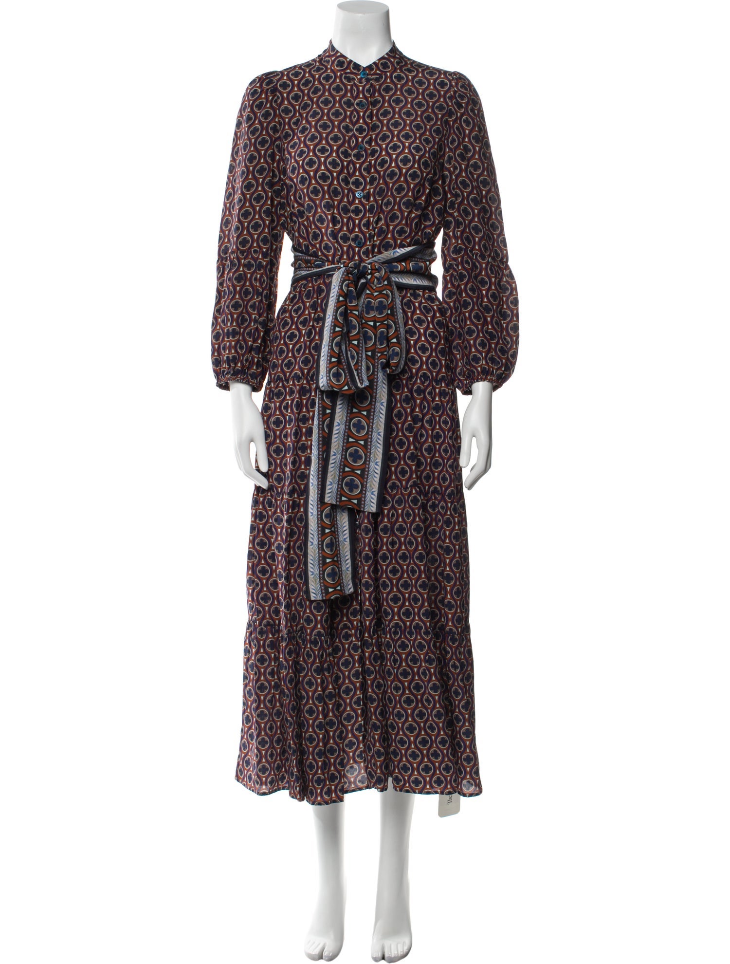 Catherine Prevost Silk Long Dress