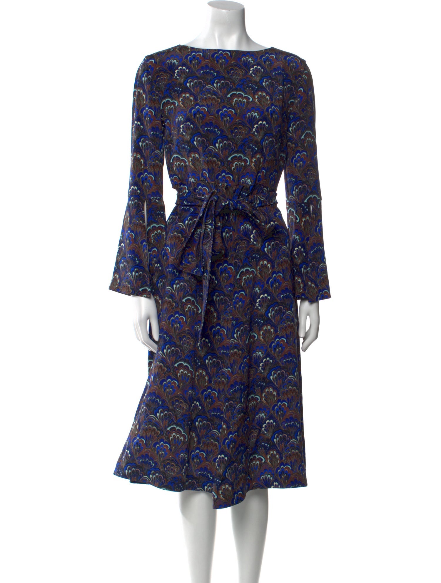 Catherine Prevost Silk Midi Length Dress