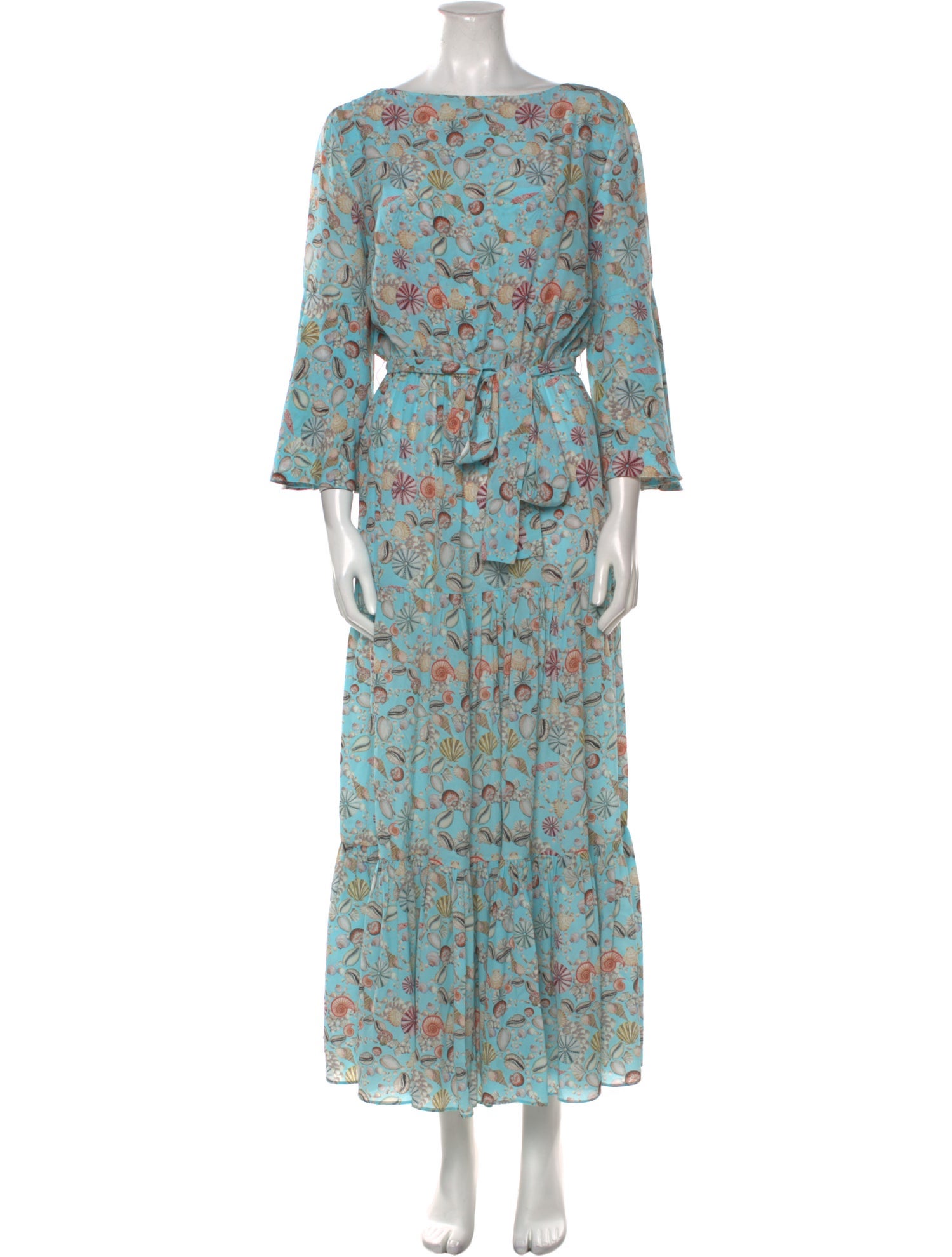 Catherine Prevost Silk Long Dress