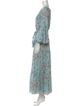 Catherine Prevost Silk Long Dress
