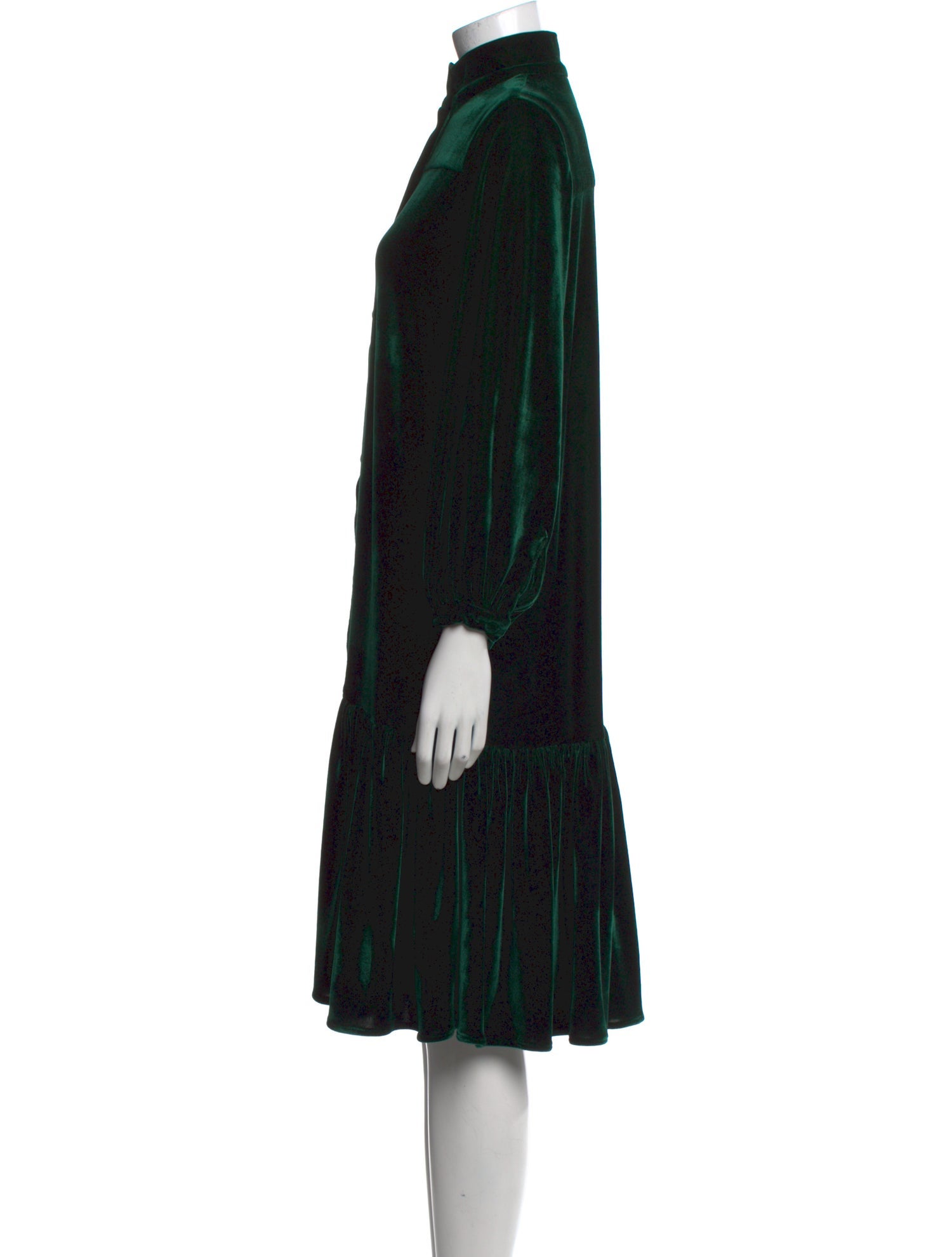 Catherine Prevost Turtleneck Knee-Length Dress