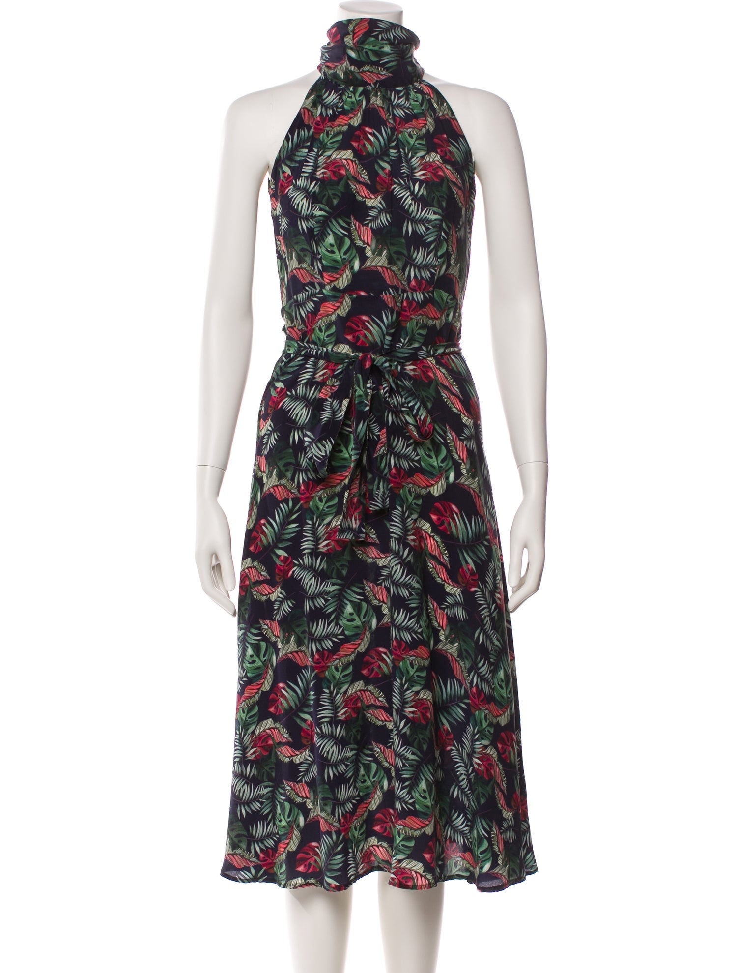 Catherine Prevost Printed Midi Length Dress