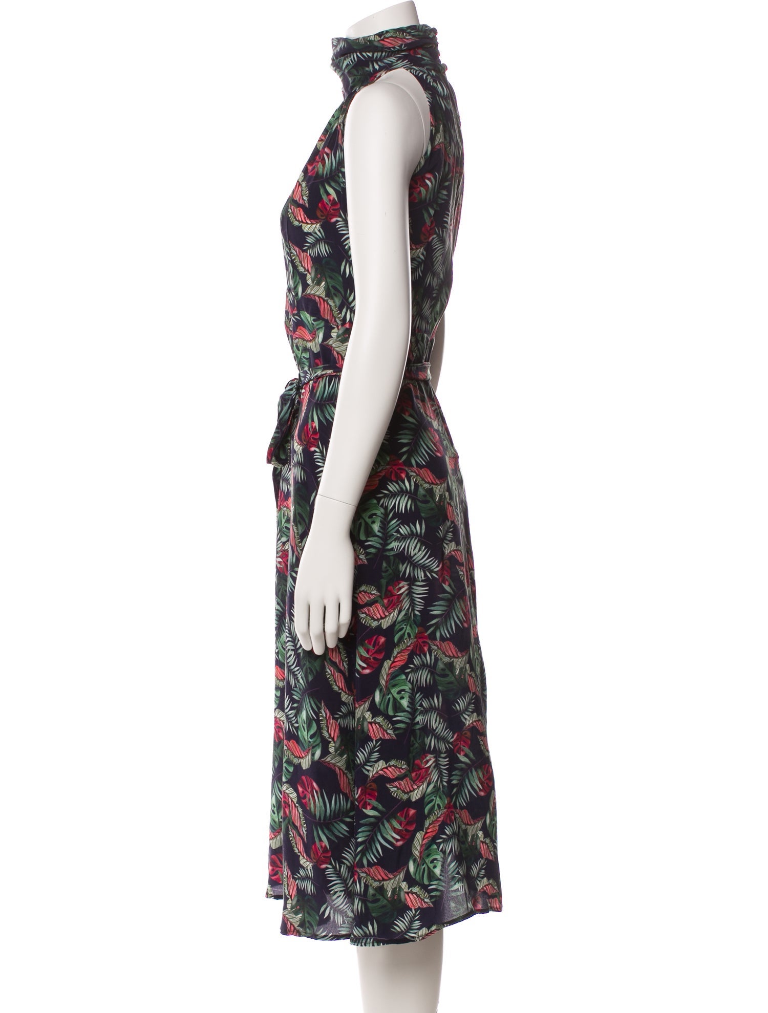 Catherine Prevost Printed Midi Length Dress