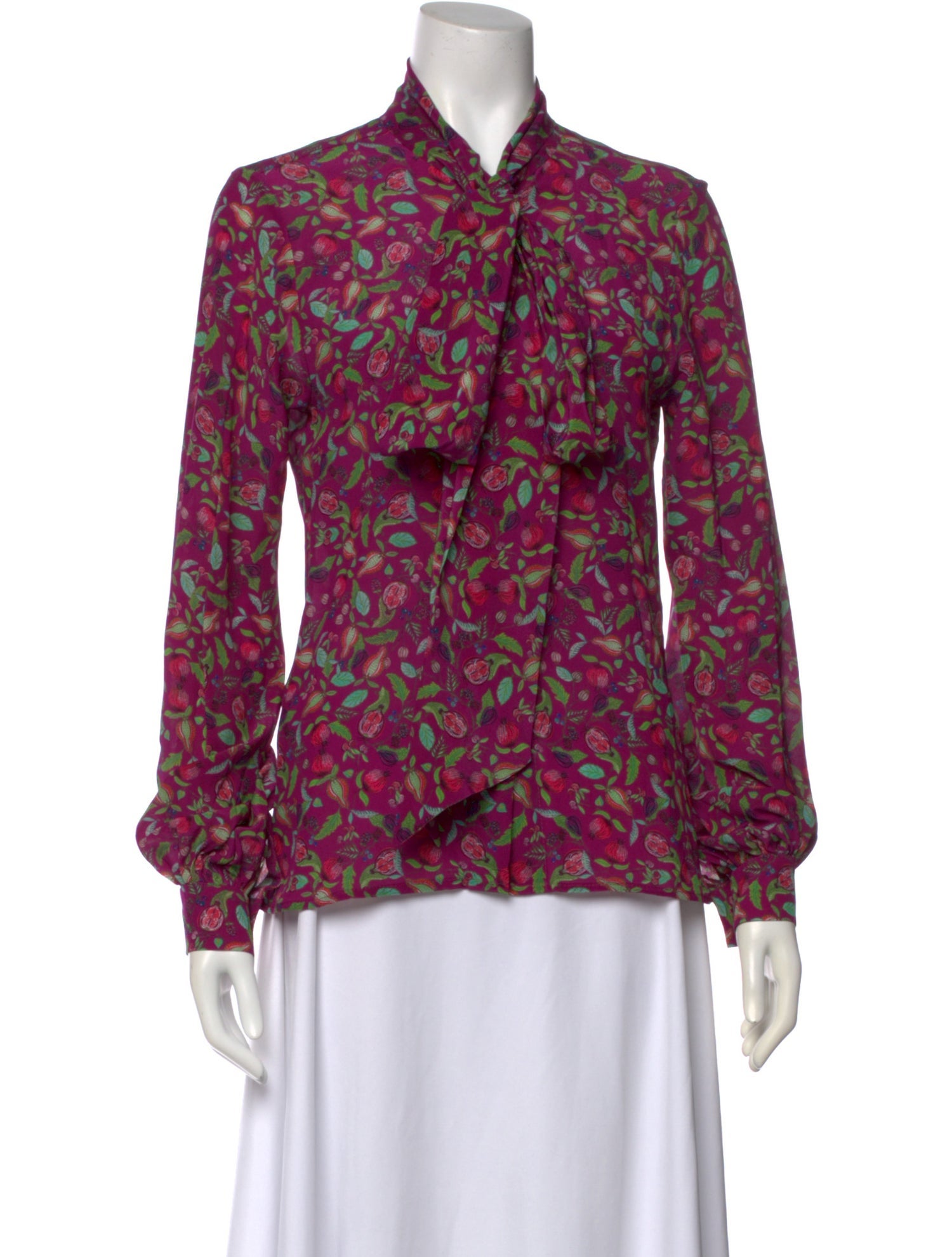 Catherine Prevost Silk Printed Blouse