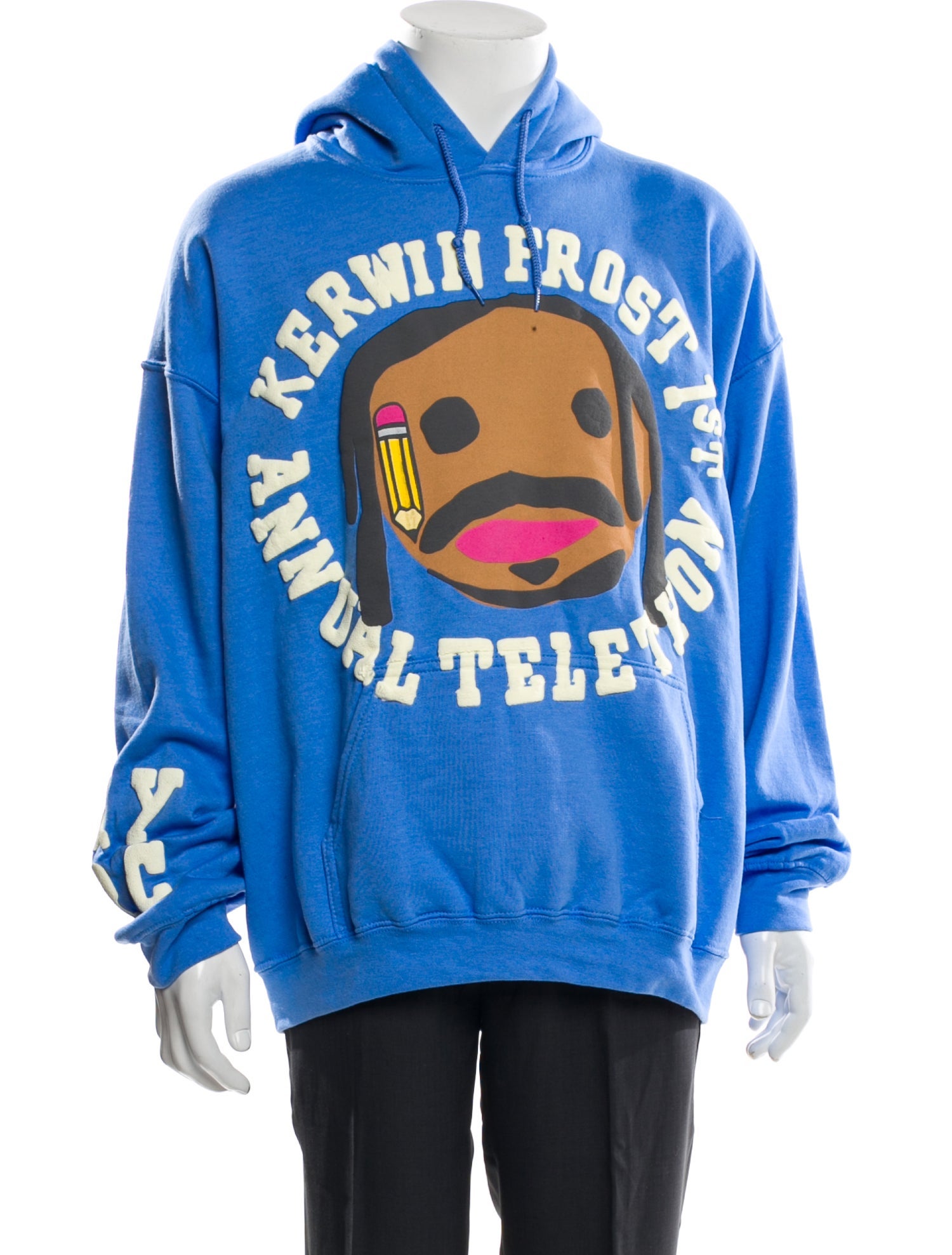 Cactus Plant Flea Market X Kerwim Frost Telethon Graphic Print Hoodie