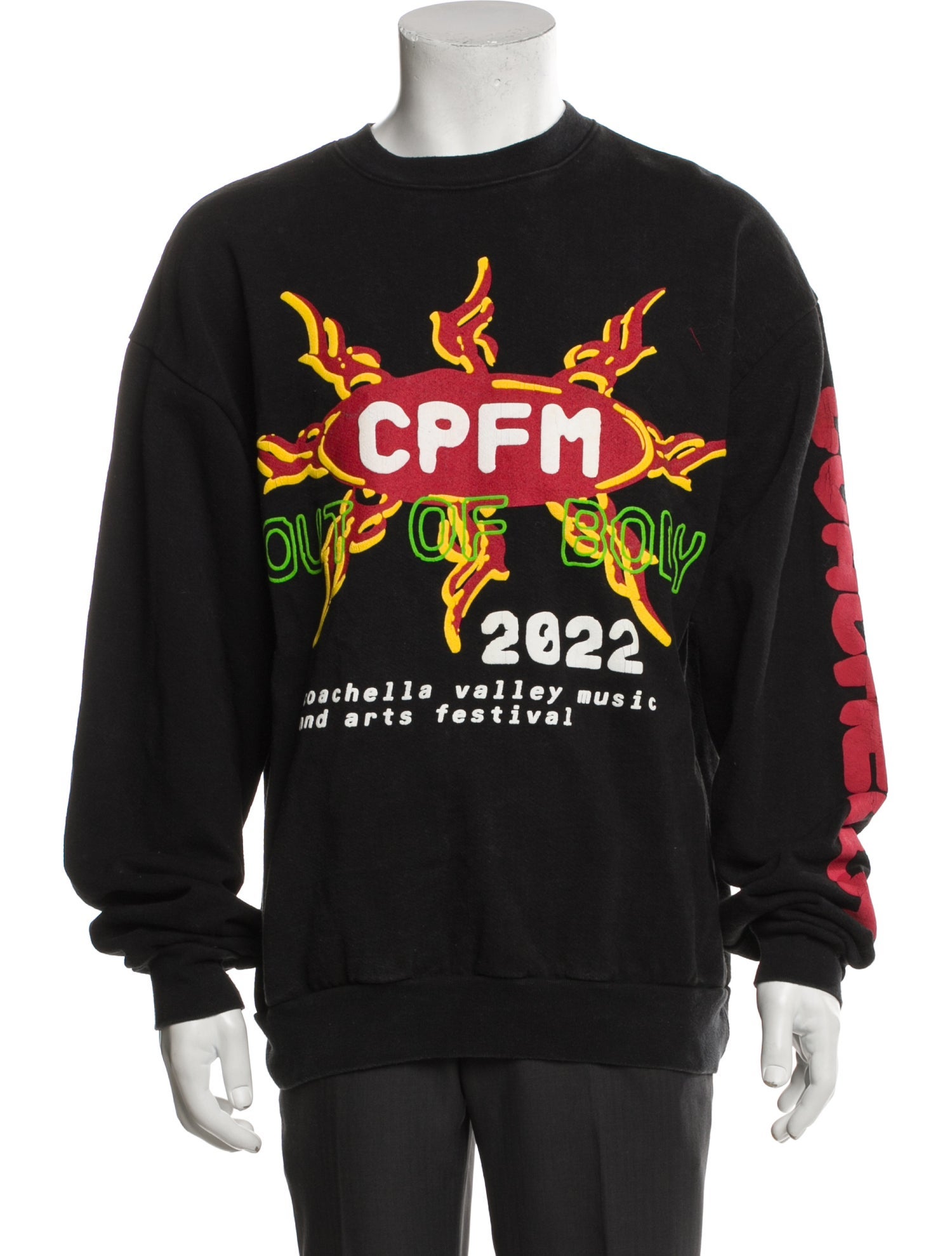 Cactus Plant Flea Market 2022 x Coachella 'Out of Body' Sweatshirt