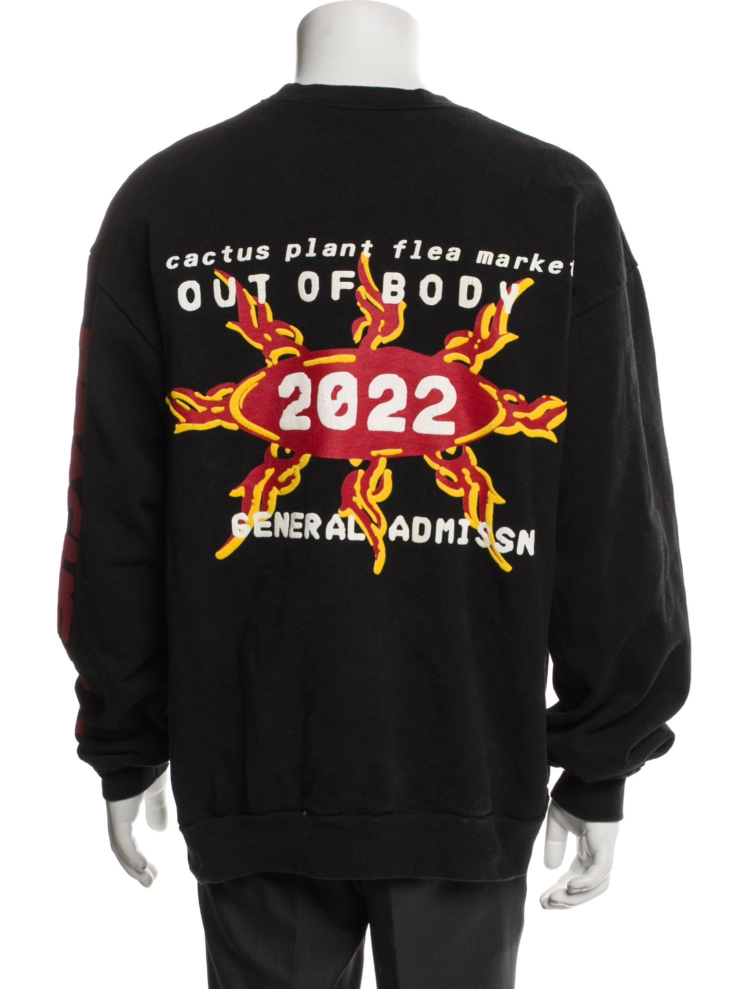 Cactus Plant Flea Market 2022 x Coachella 'Out of Body' Sweatshirt