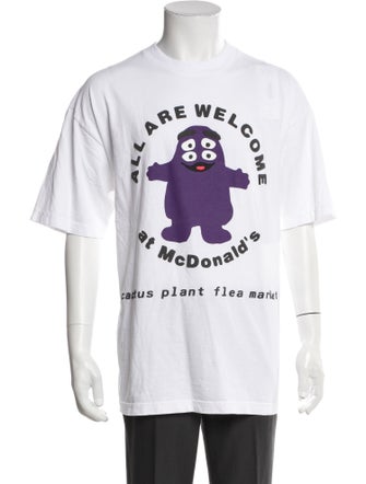 Cactus Plant Flea Market x McDonald's Grimace 'All Are Welcome' Graphic Print T-Shirt