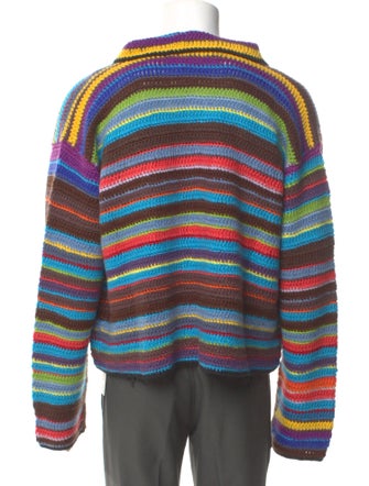 Cactus Plant Flea Market Knit Striped Sweatshirt