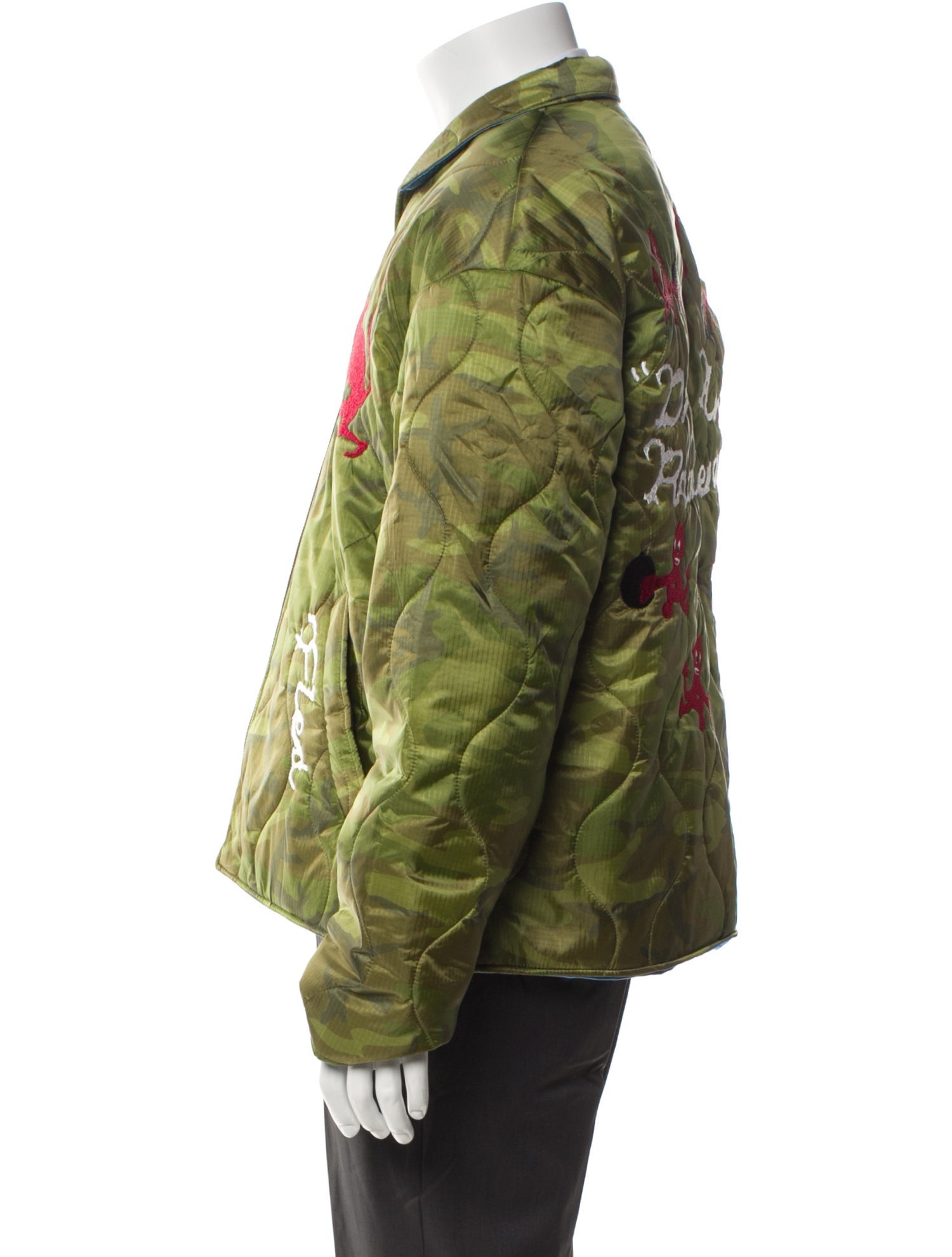 Cactus Plant Flea Market x Human Made Racing Camo Graphic Print Utility Jacket