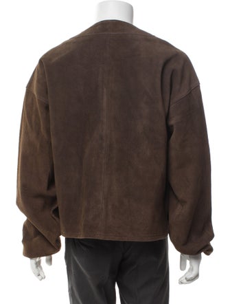 Cactus Plant Flea Market WWCD Suede Baseball Leather Windbreaker