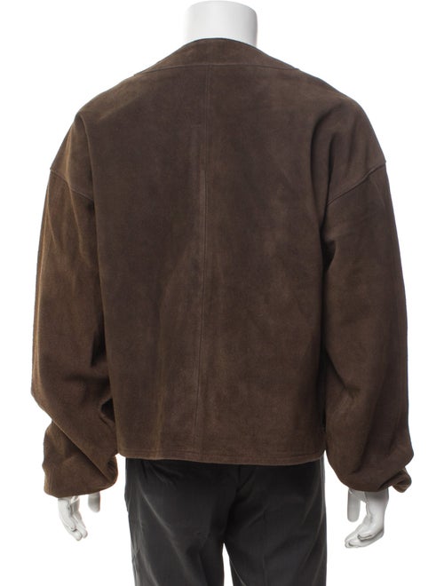 Cactus Plant Flea Market WWCD Suede Baseball Leather Windbreaker