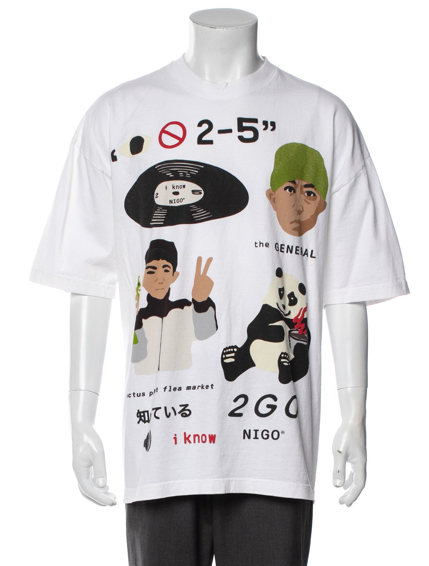 Cactus Plant Flea Market I Know Nigo Graphic Print T-Shirt