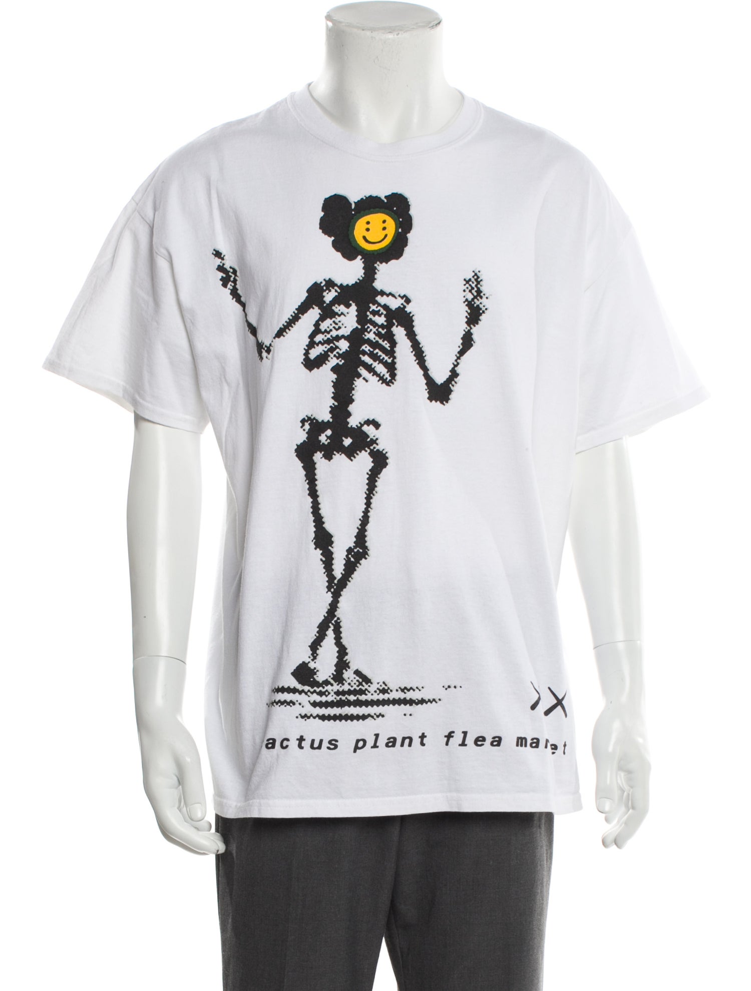 KAWS x Cactus Plant Flea Market 2021 Graphic Print T-Shirt