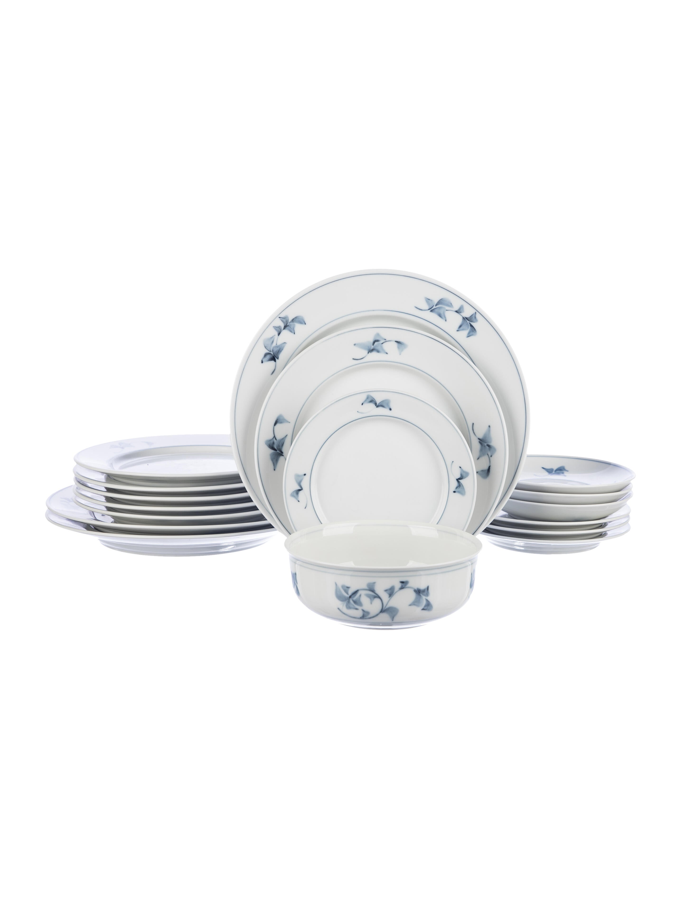 Royal Copenhagen 6Piece Blue Fluted Plain Tableware Set Blue, 6