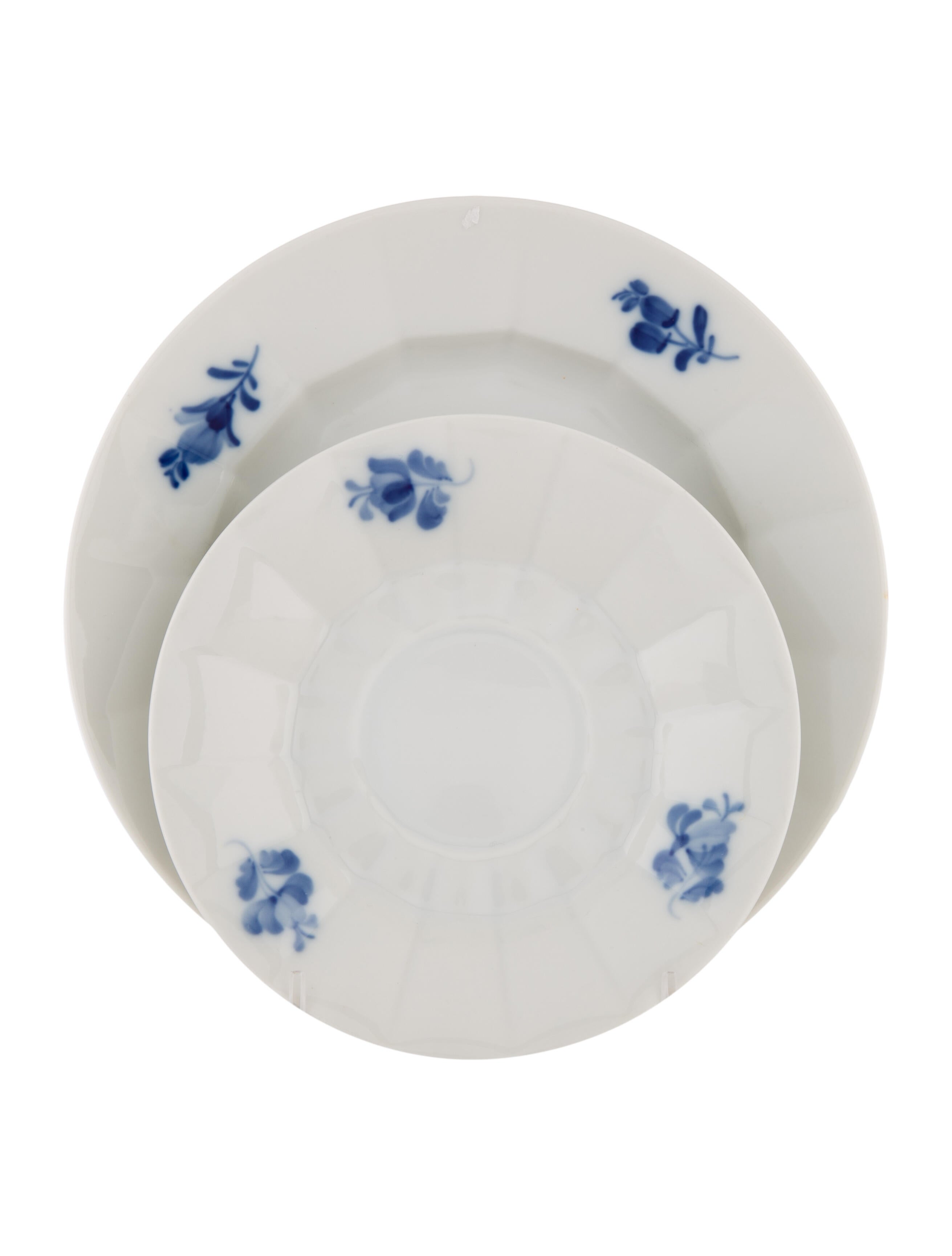 Royal Copenhagen 6Piece Blue Fluted Plain Tableware Set Blue, 6