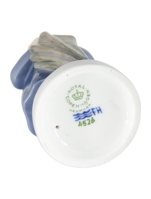 Royal Copenhagen Boy with Umbrella Figurine