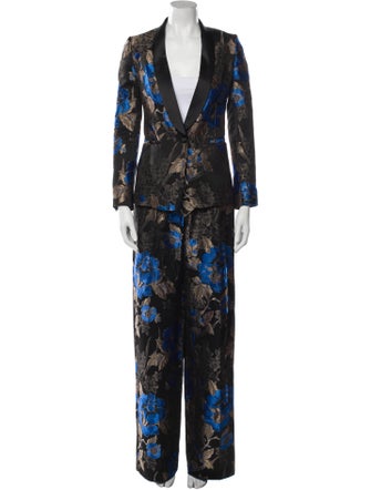 Christian Pellizzari Floral Print Pantsuit