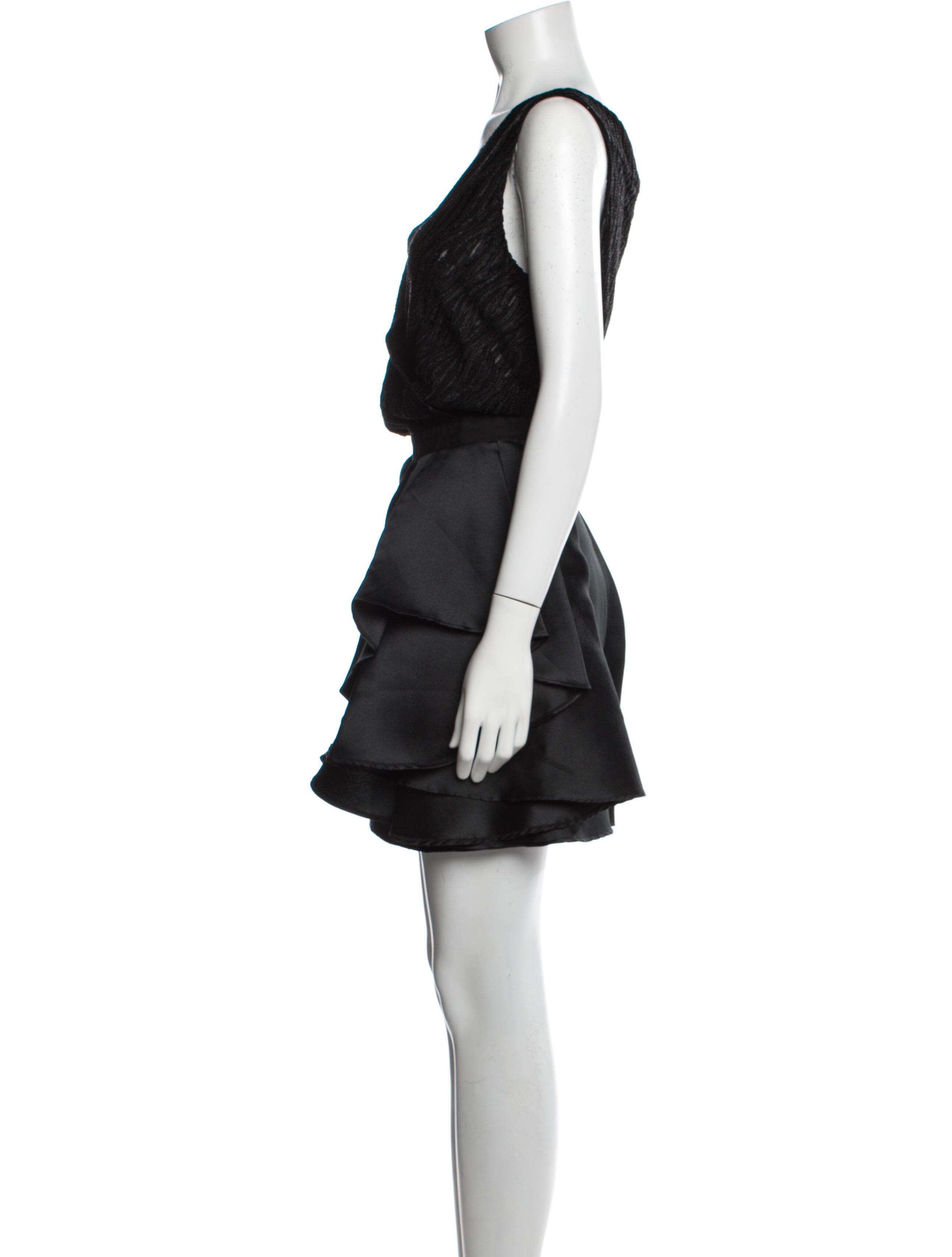 Christian Pellizzari V-Neck Mini Dress