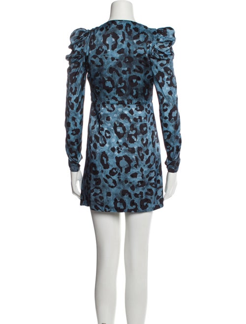 Christian Pellizzari Animal Print Mini Dress