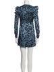 Christian Pellizzari Animal Print Mini Dress