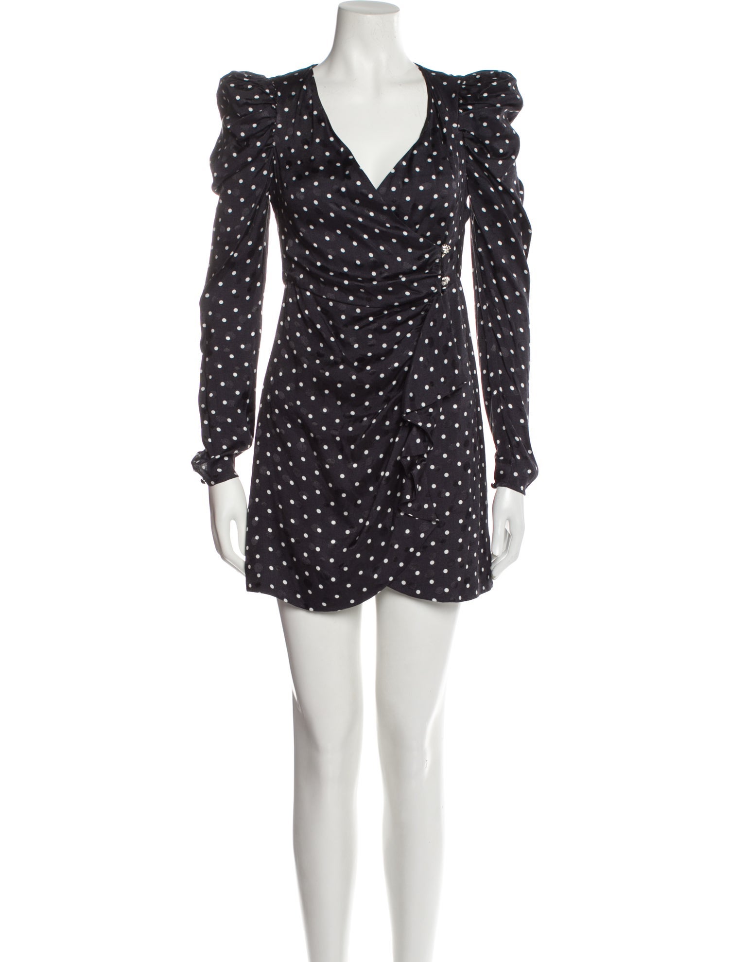 Christian Pellizzari Polka Dot Print Mini Dress w/ Tags