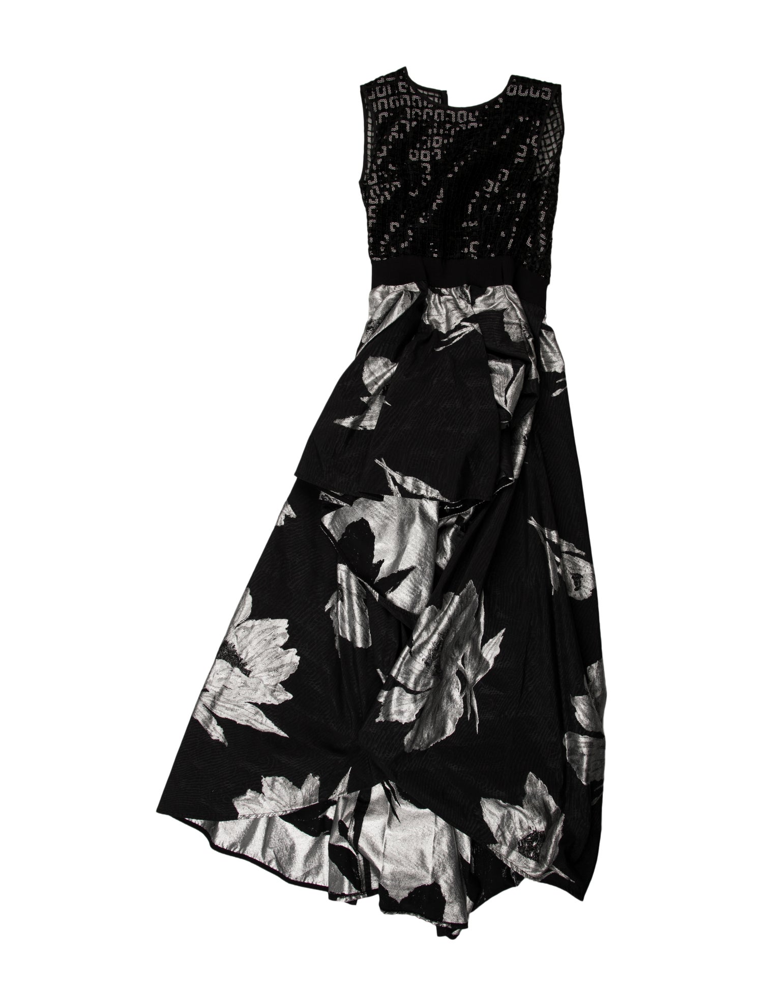 Christian Pellizzari Floral Print Long Dress