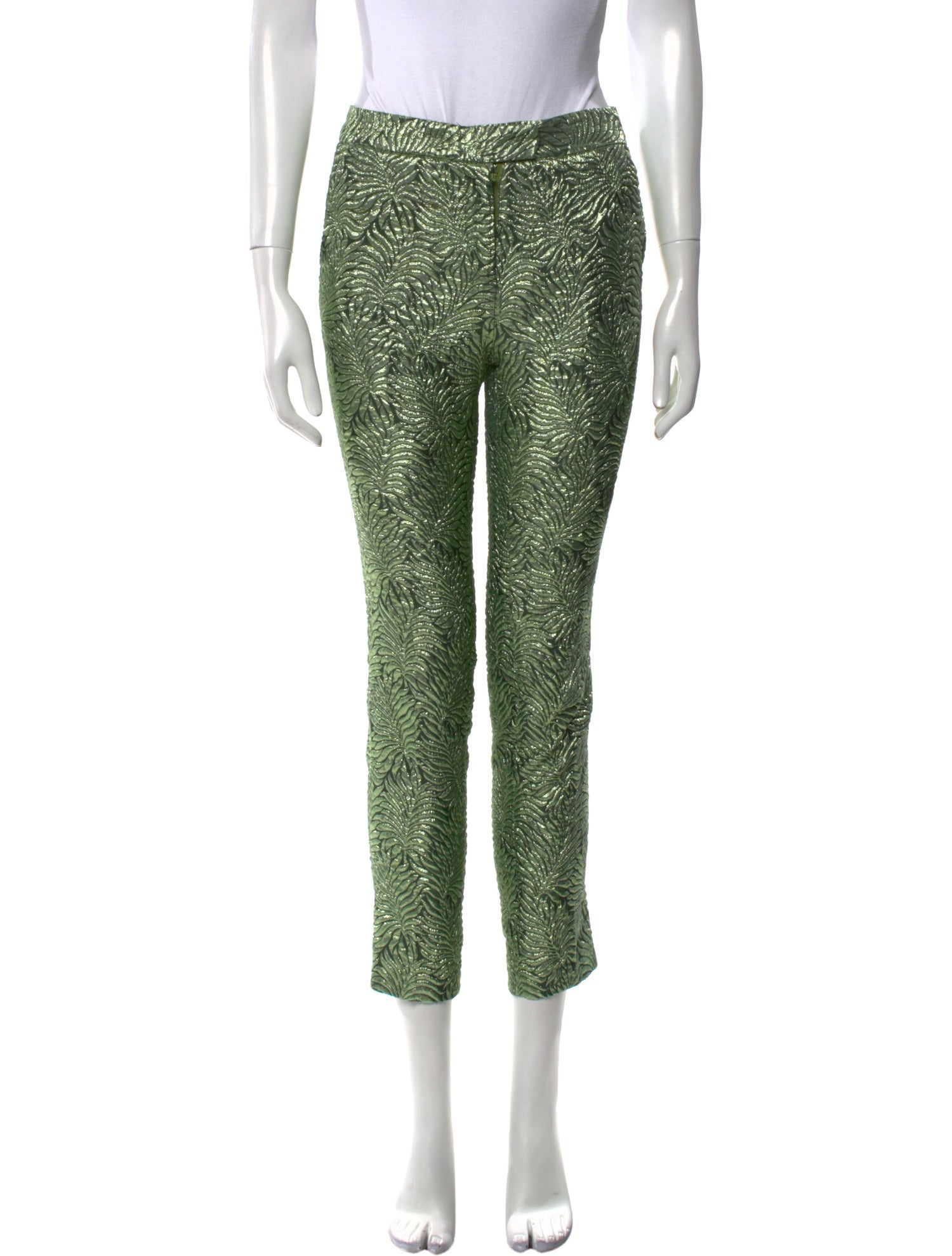 Christian Pellizzari Jacquard Skinny Leg Pants