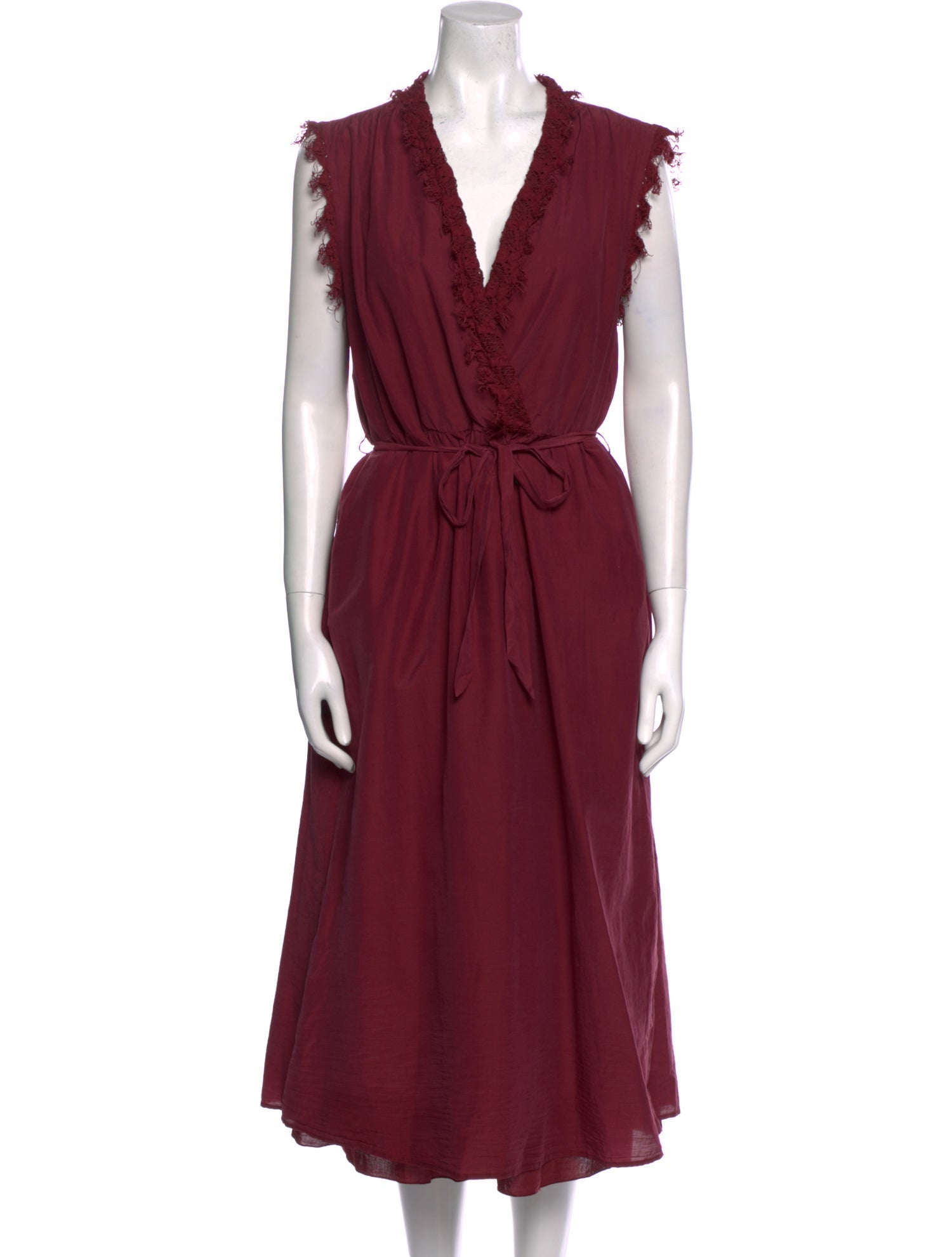 Pomandère V-Neck Long Dress