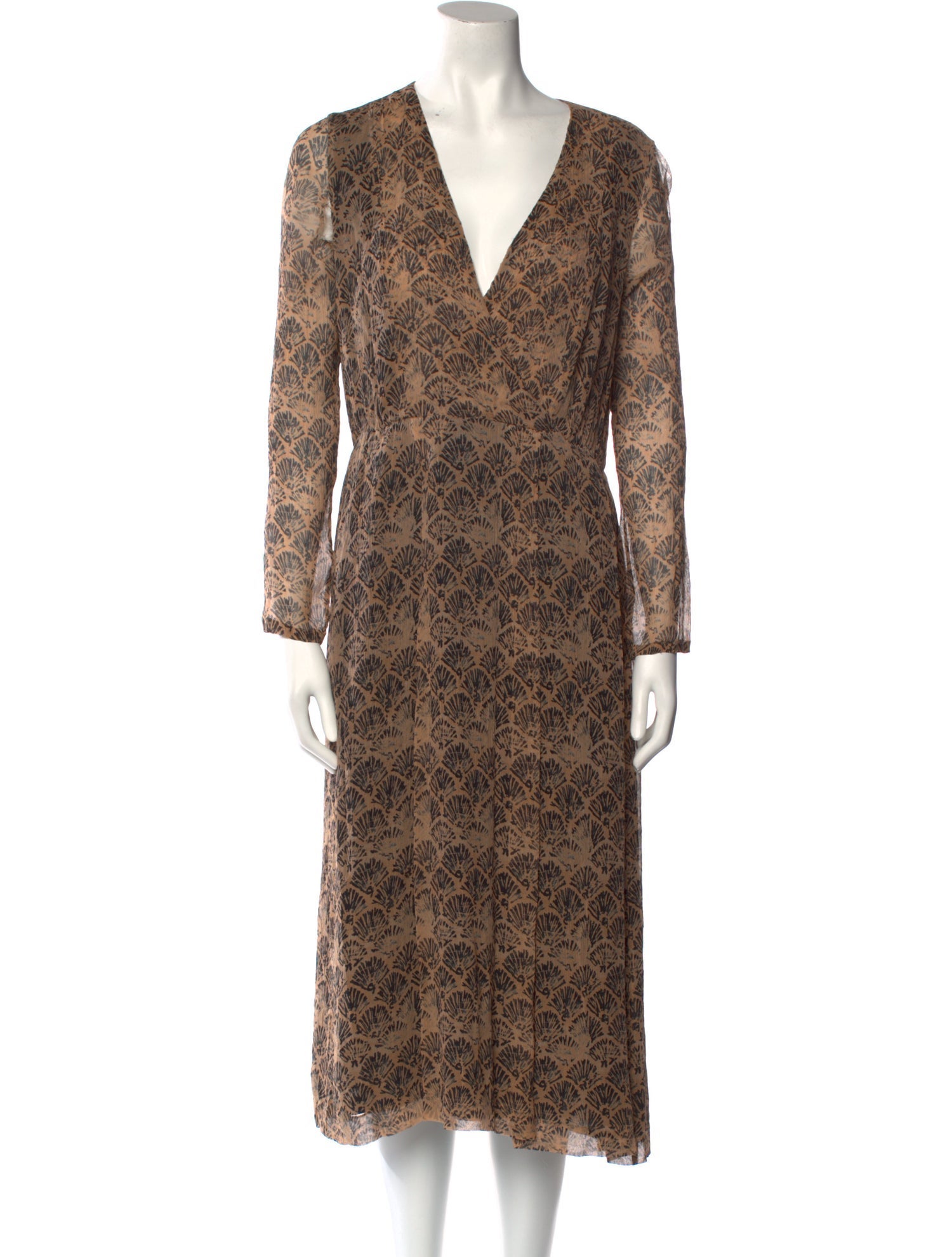 Pomandère Silk Knee-Length Dress