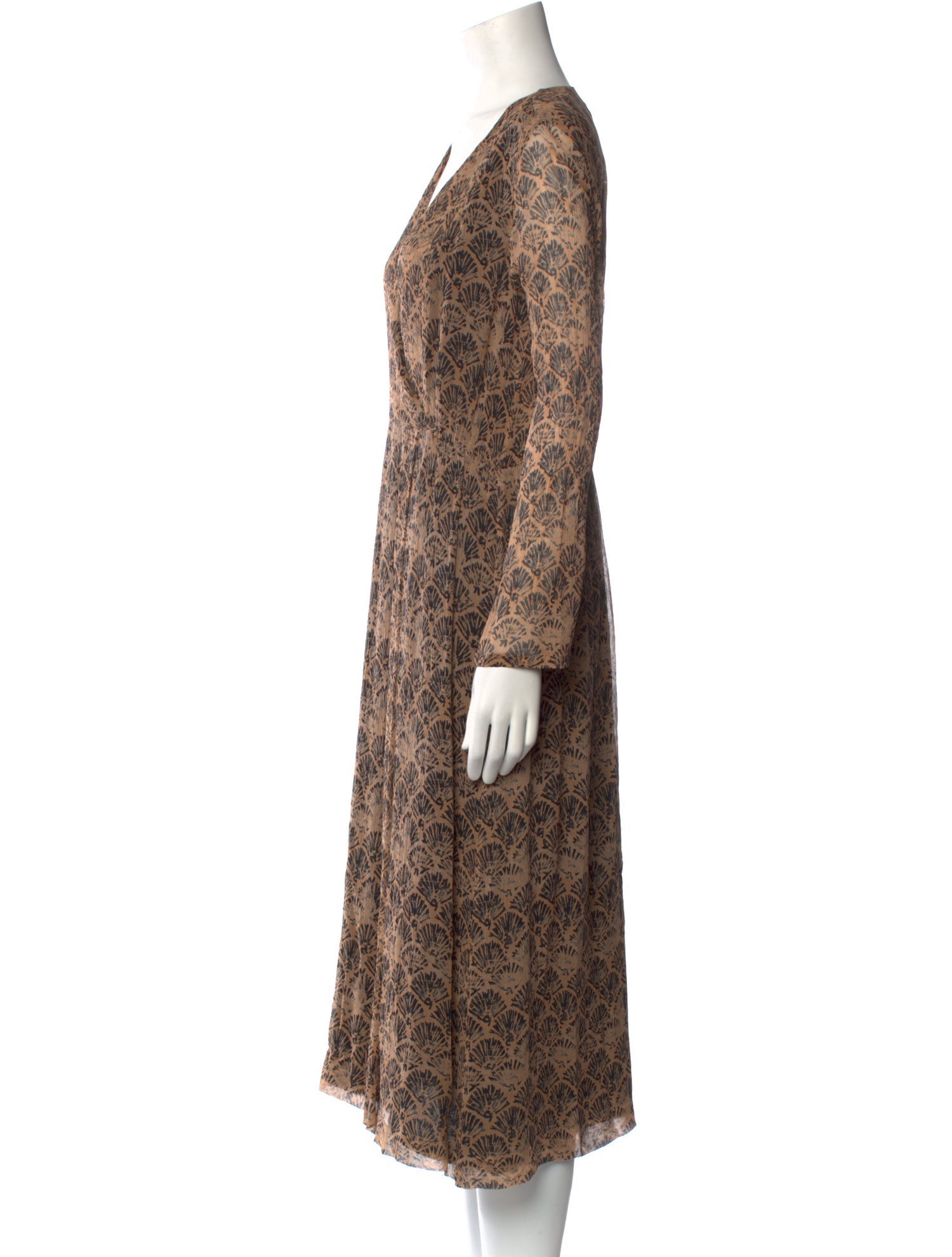 Pomandère Silk Knee-Length Dress