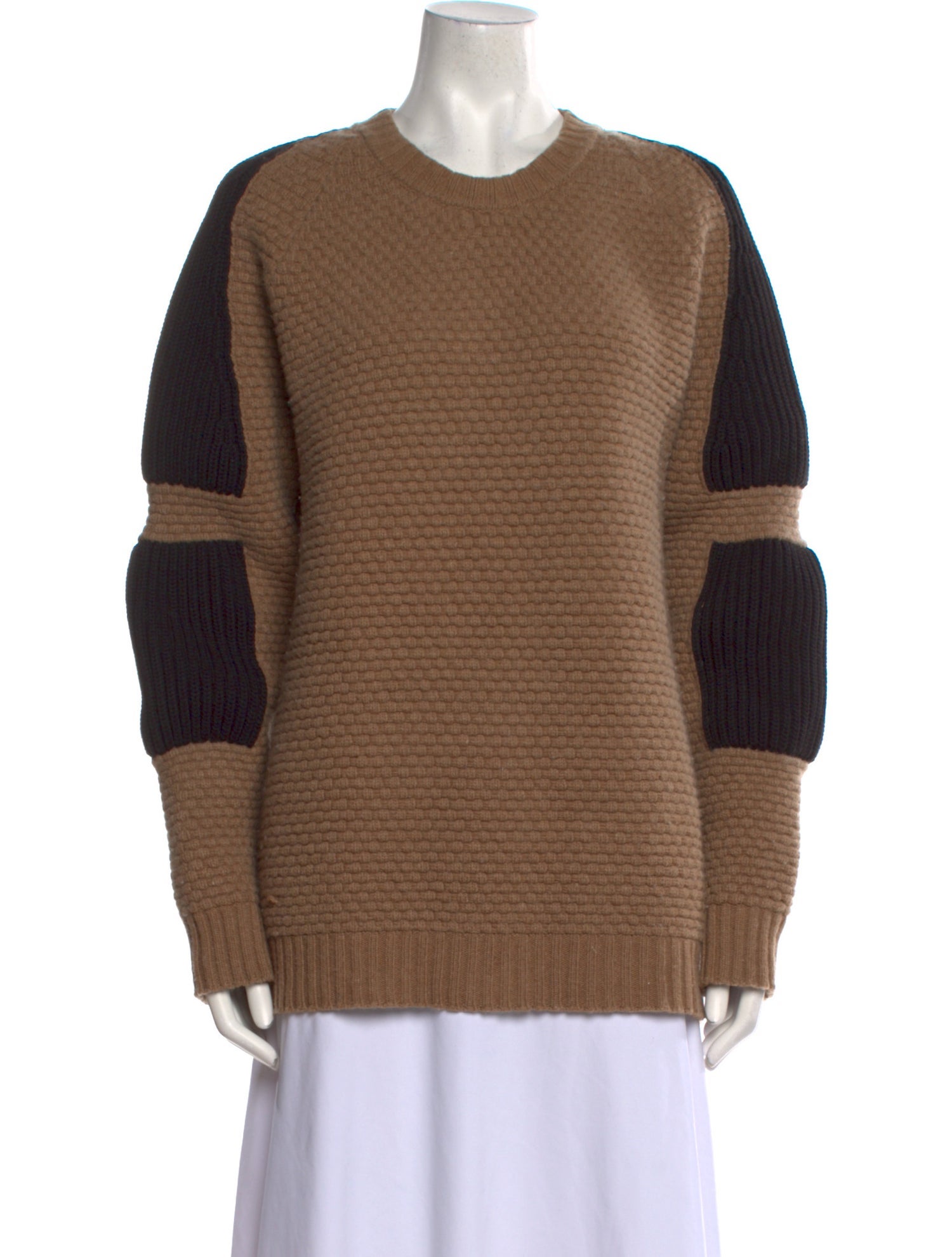 Tim Coppens Wool Colorblock Pattern Sweater