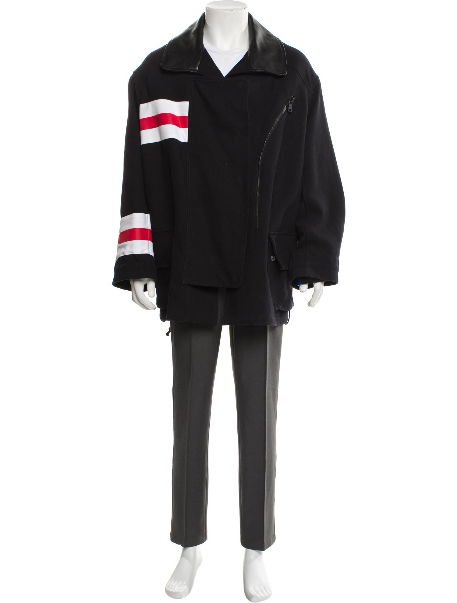 Tim Coppens 2018 Striped Trench Coat